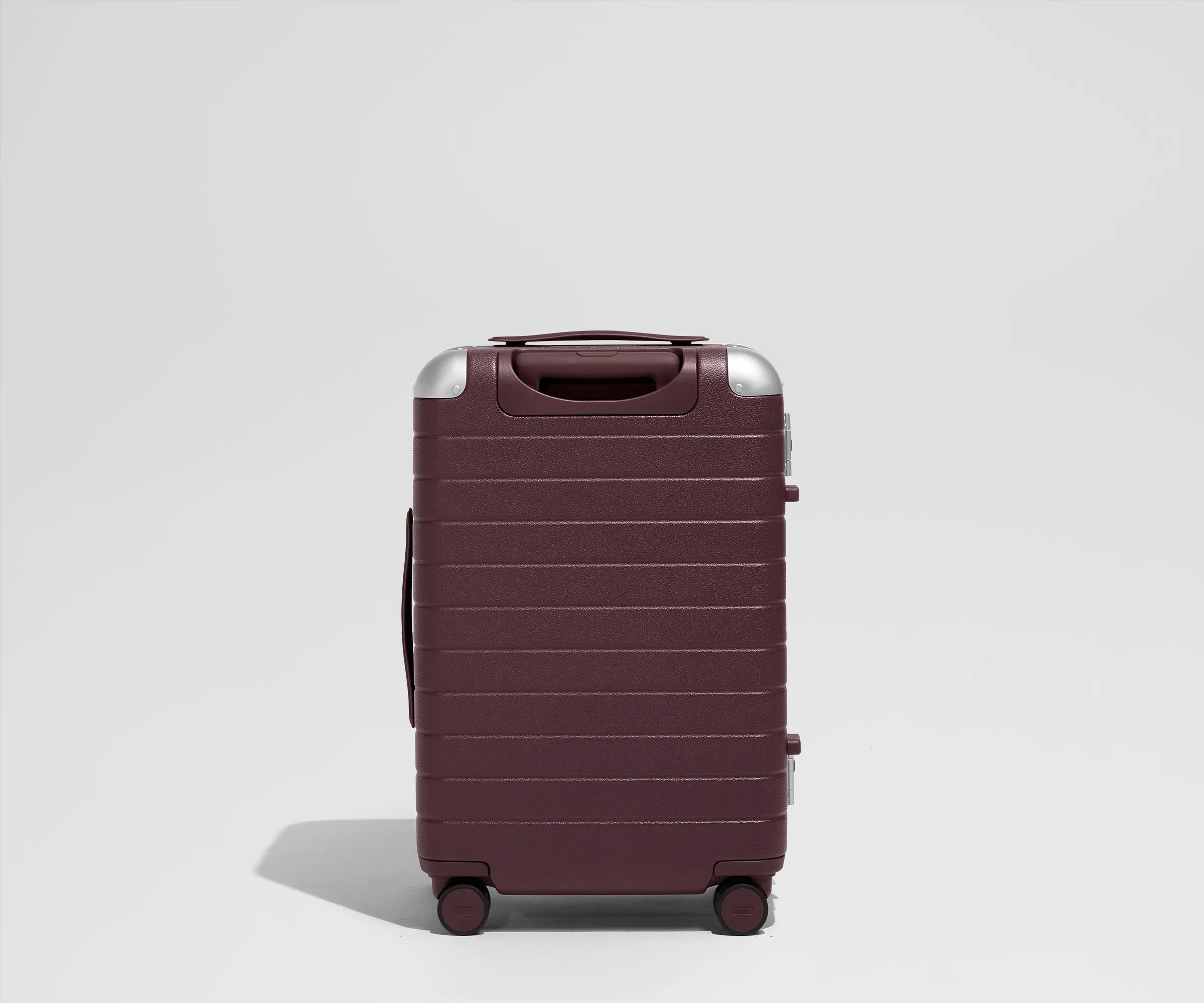 The Aluminum Edge Bigger Carry-On in Oxblood Red - Image 7
