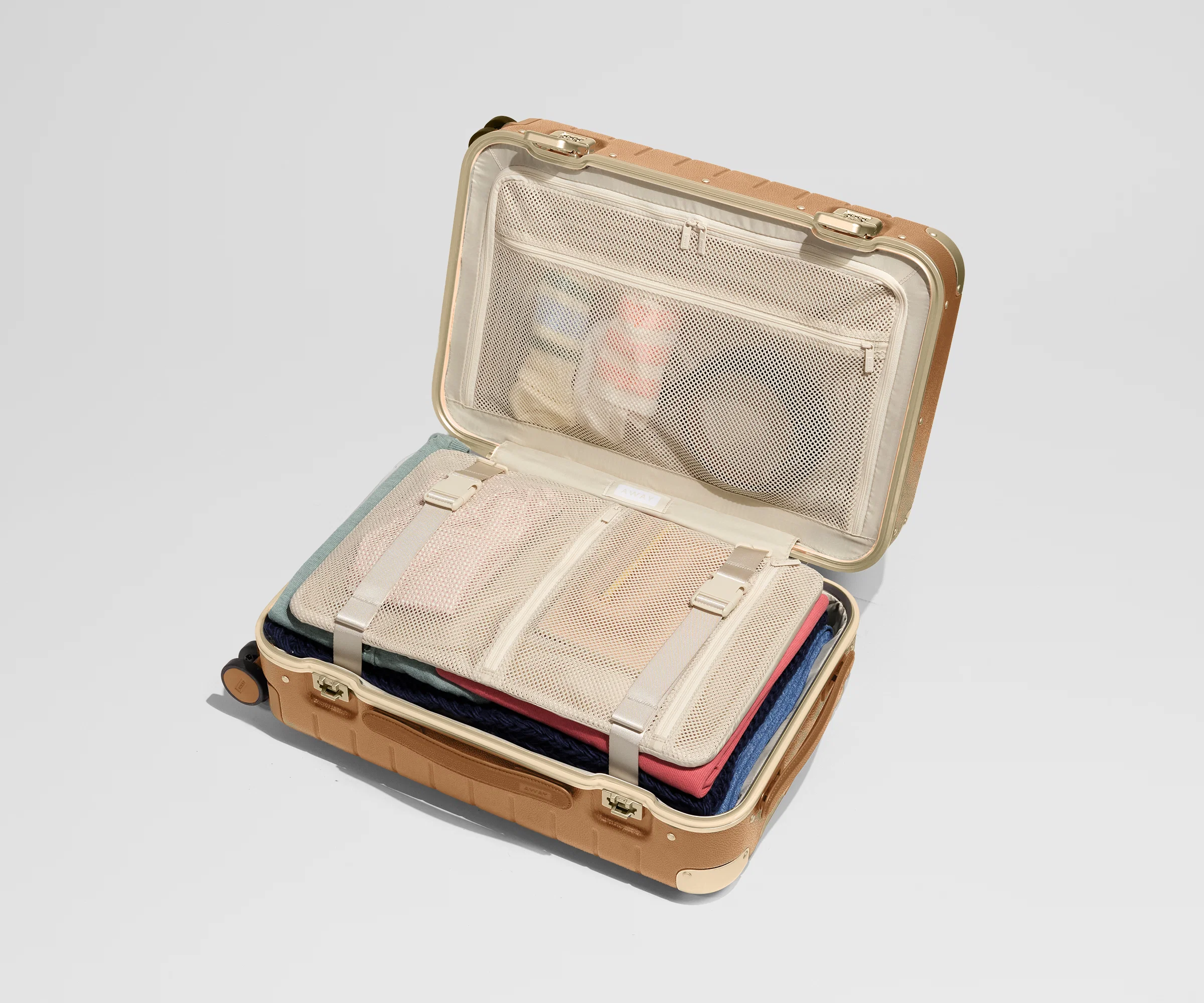 The Aluminum Edge Carry-On in Cognac Brown - Image 5
