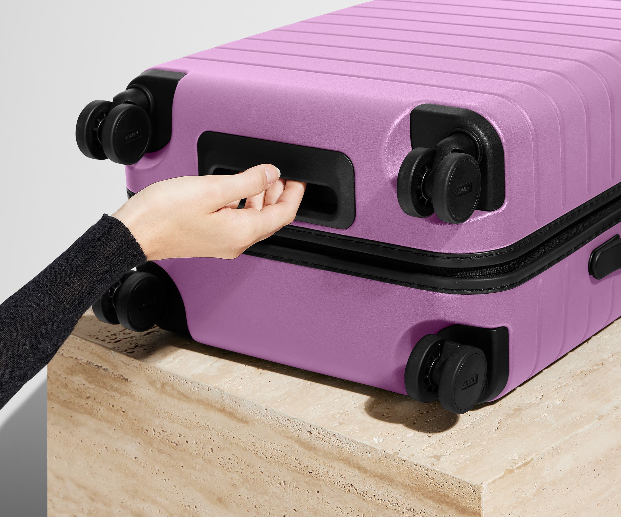 The Bigger Carry-On in Taffy Purple - Image 4
