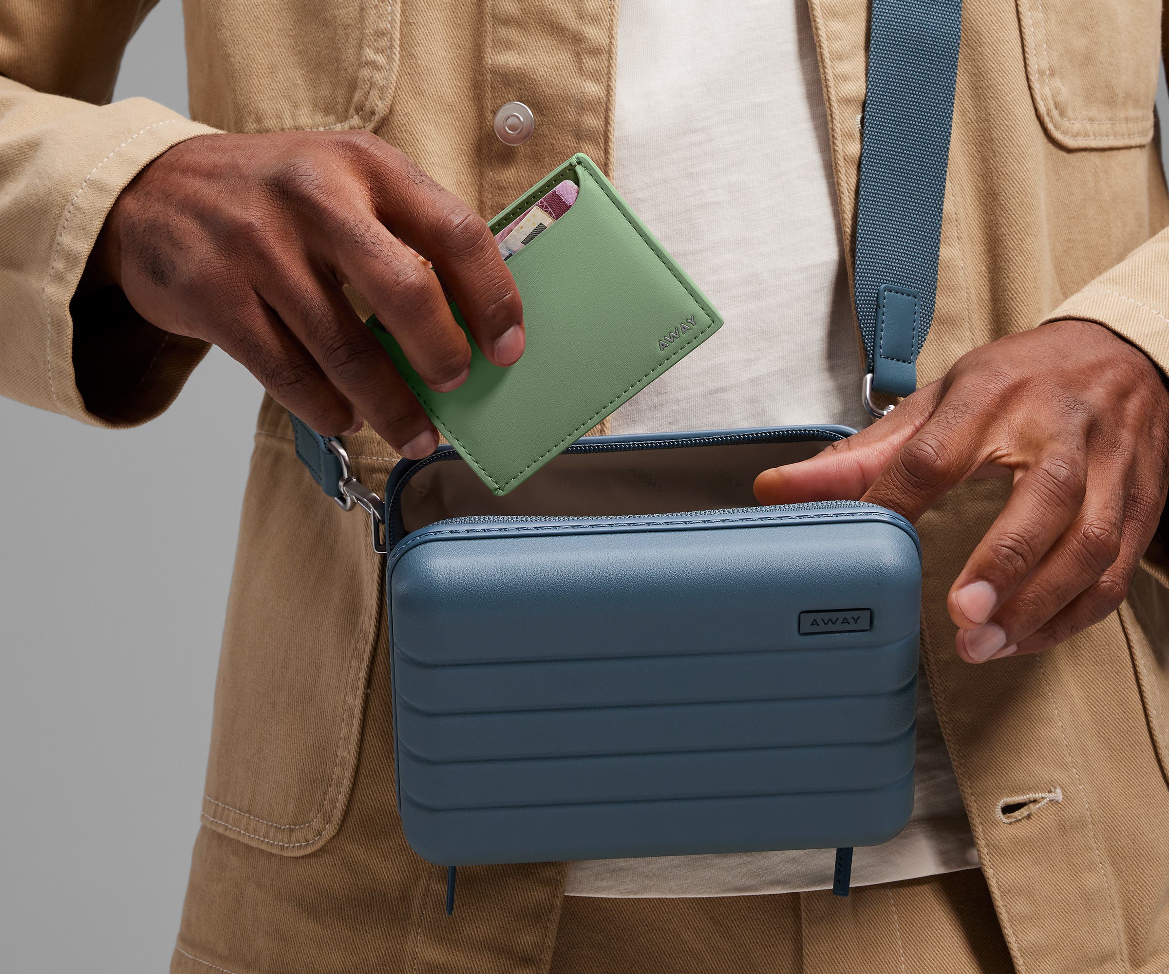 Card Case in Sea Green - Image 3