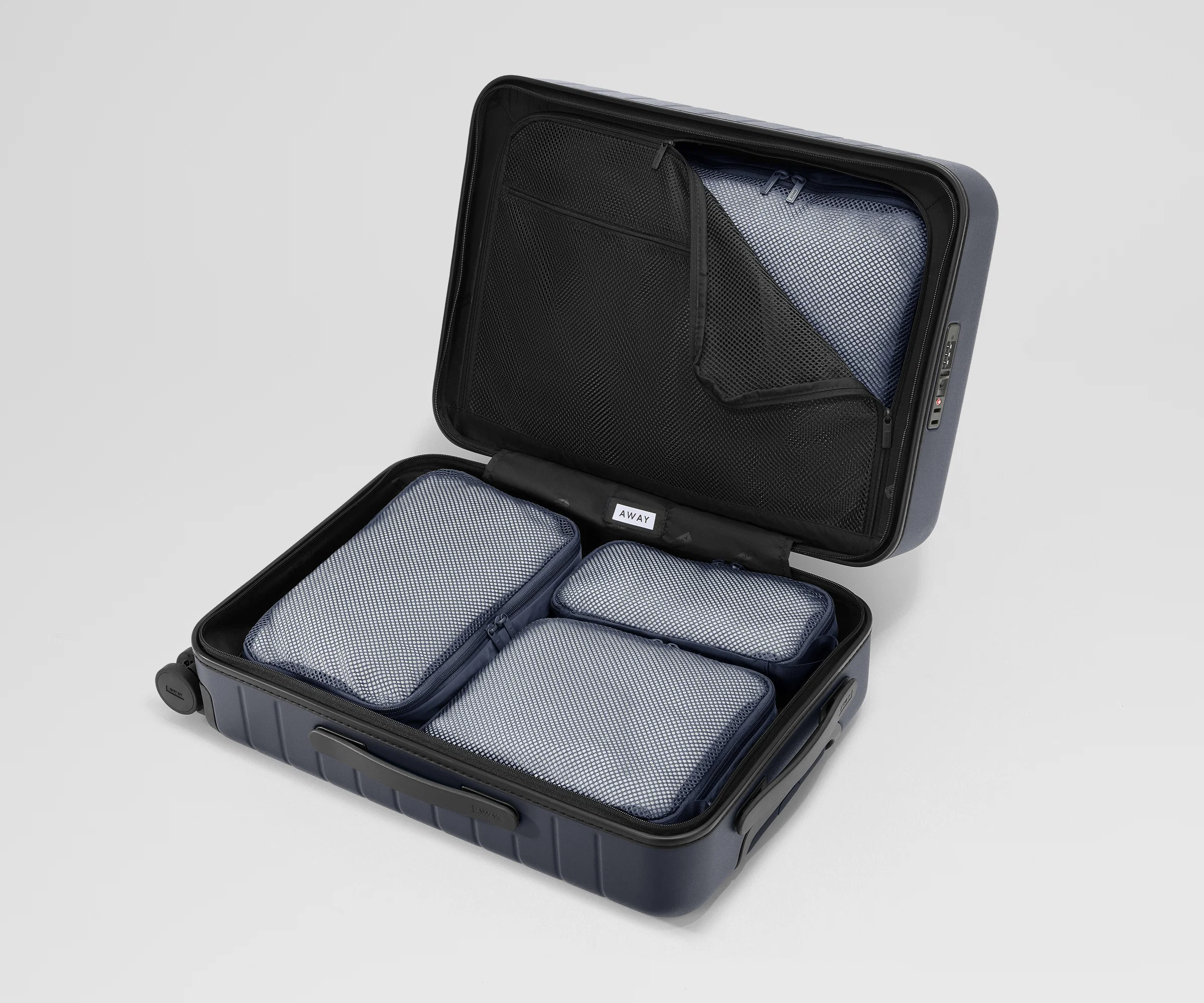 Compression Packing Cubes in Navy Blue - Image 5