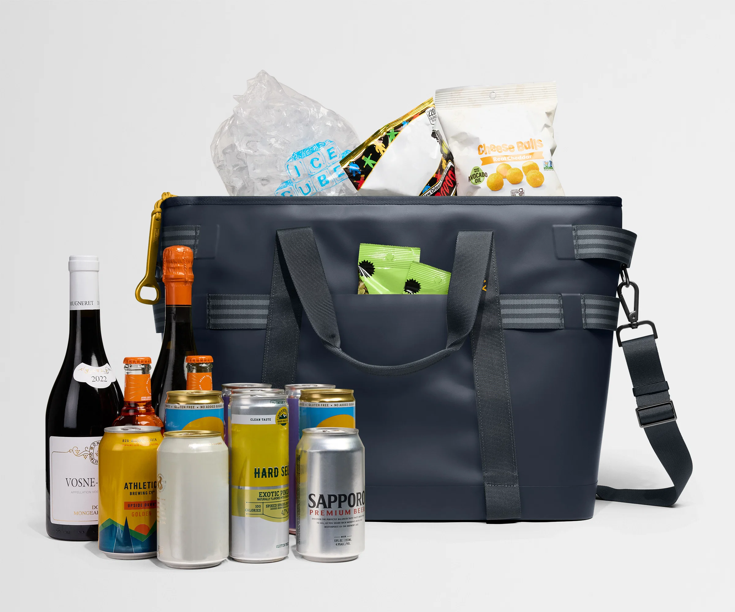 Cooler Tote in Navy Blue - Image 4