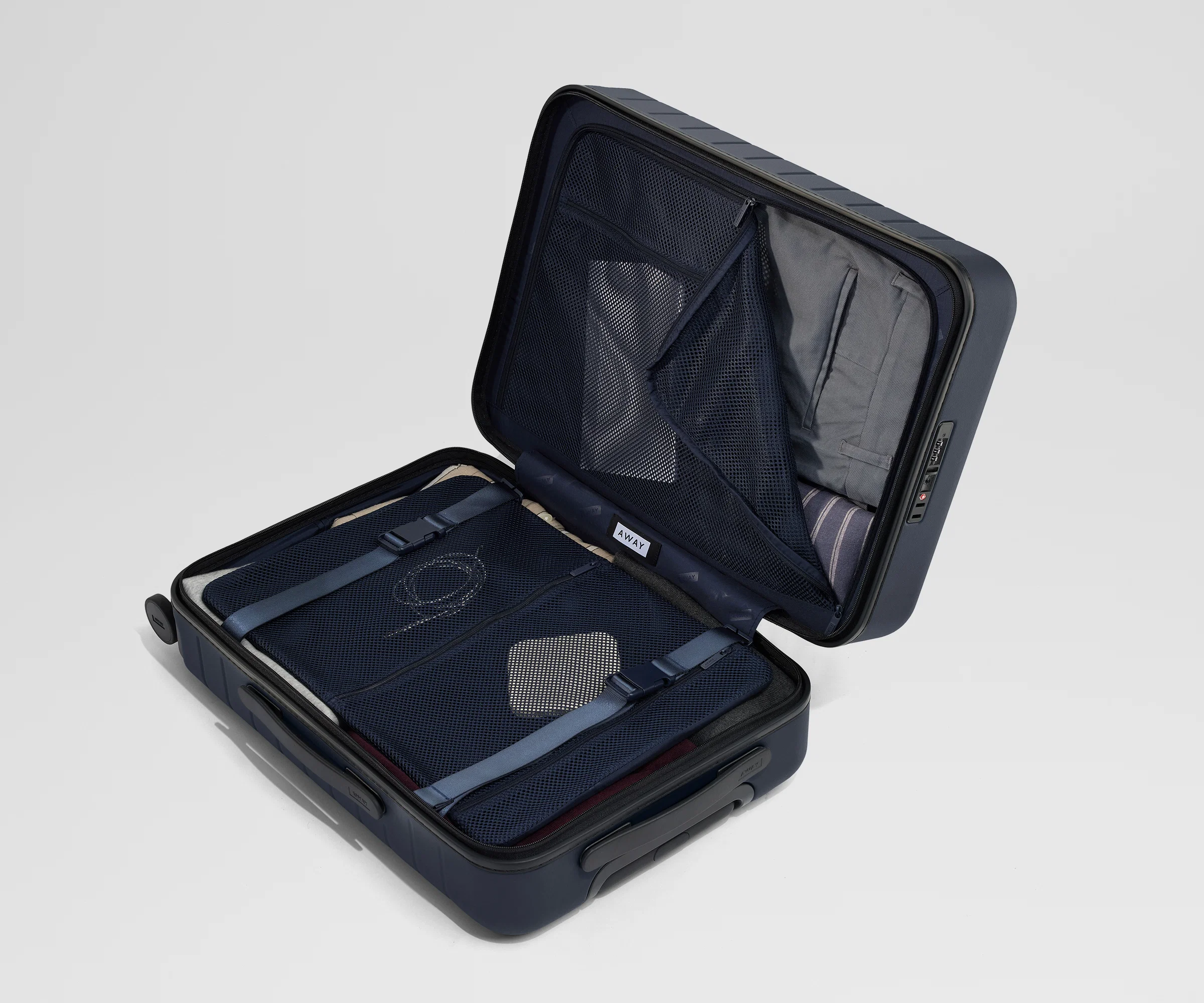 The Executive Carry-On in Navy Blue - Image 8
