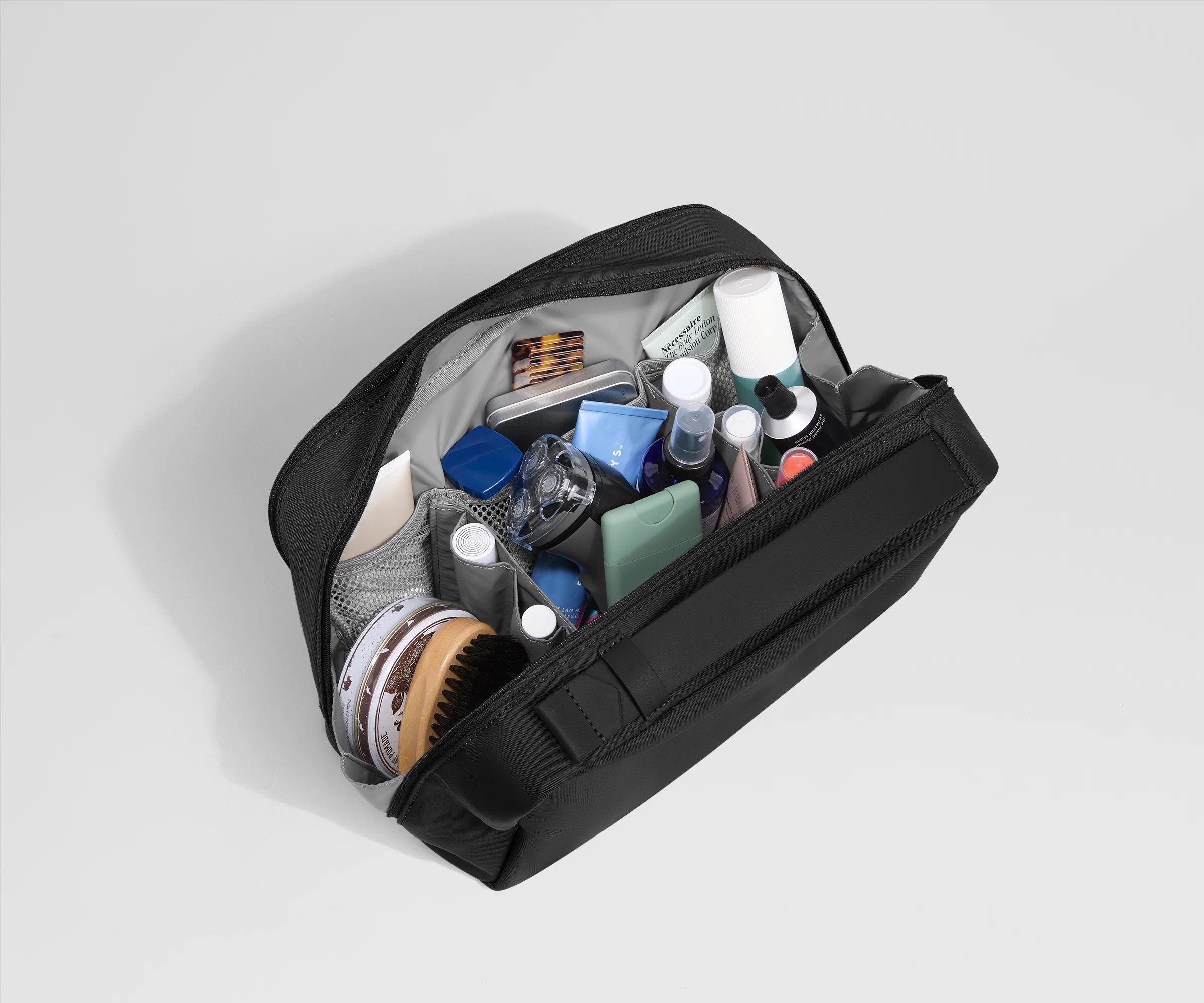 Extra Large Toiletry Bag in Jet Black - Image 5