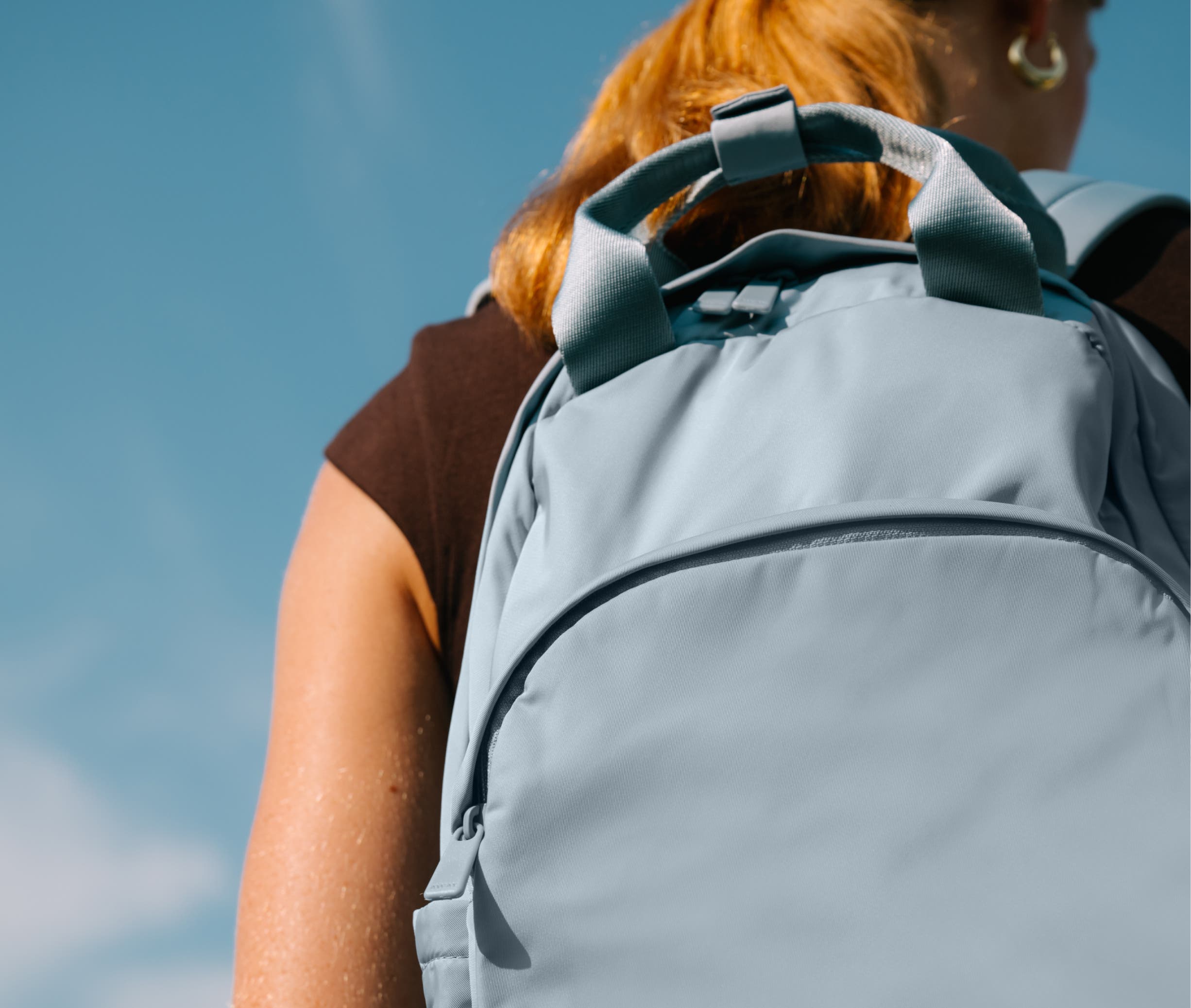 Featherlight Backpack in Clay Pink - Image 7