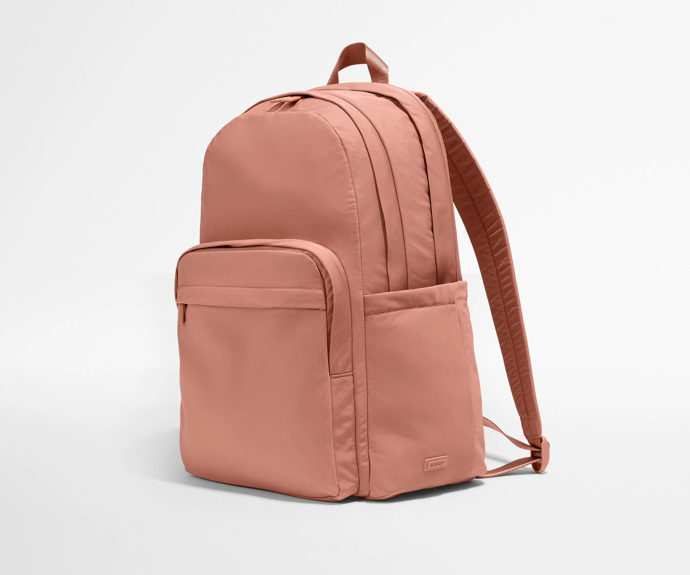 Large Featherlight Backpack in Clay Pink - Image 3
