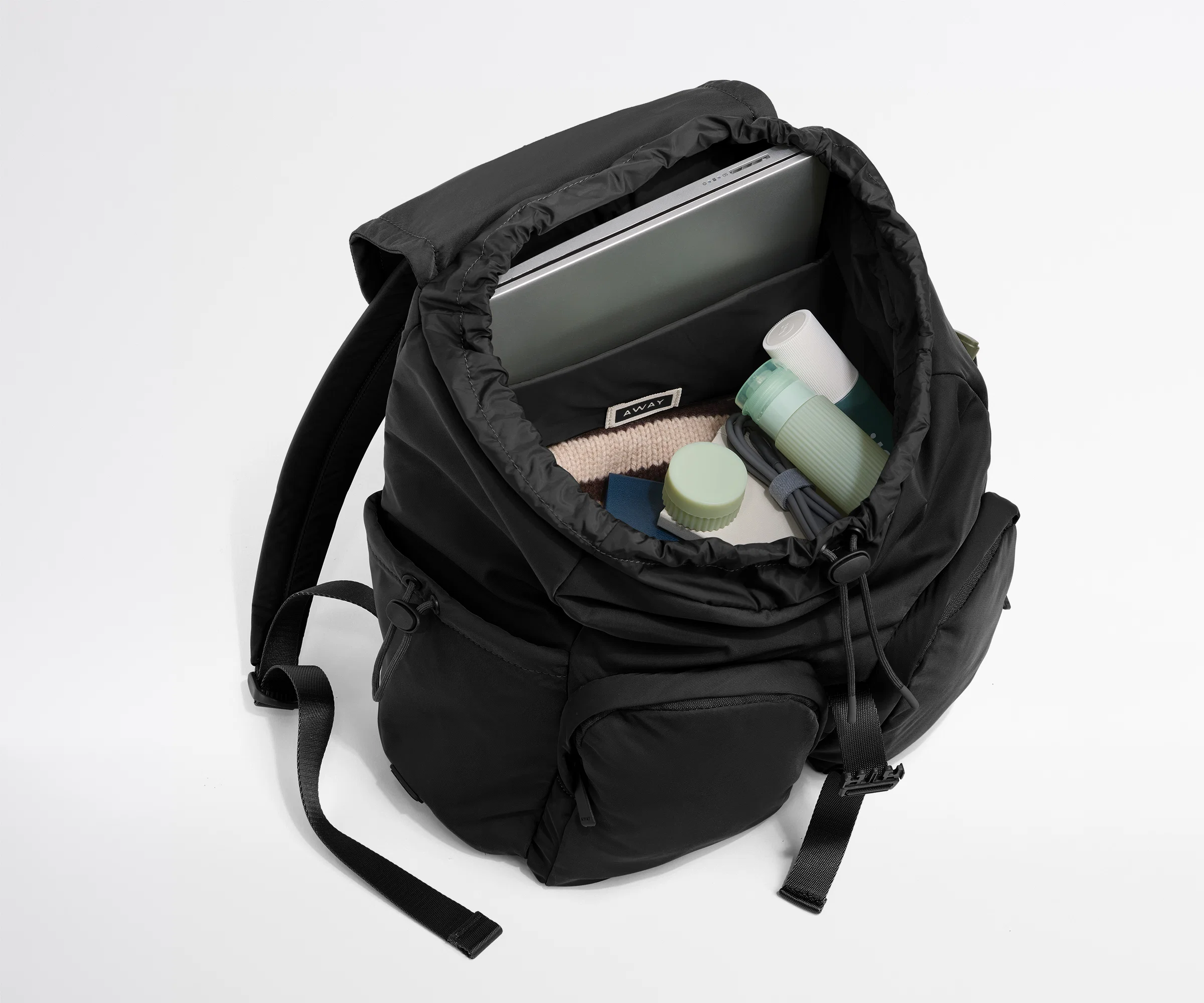 Featherlight Cargo Backpack in Jet Black - Image 3
