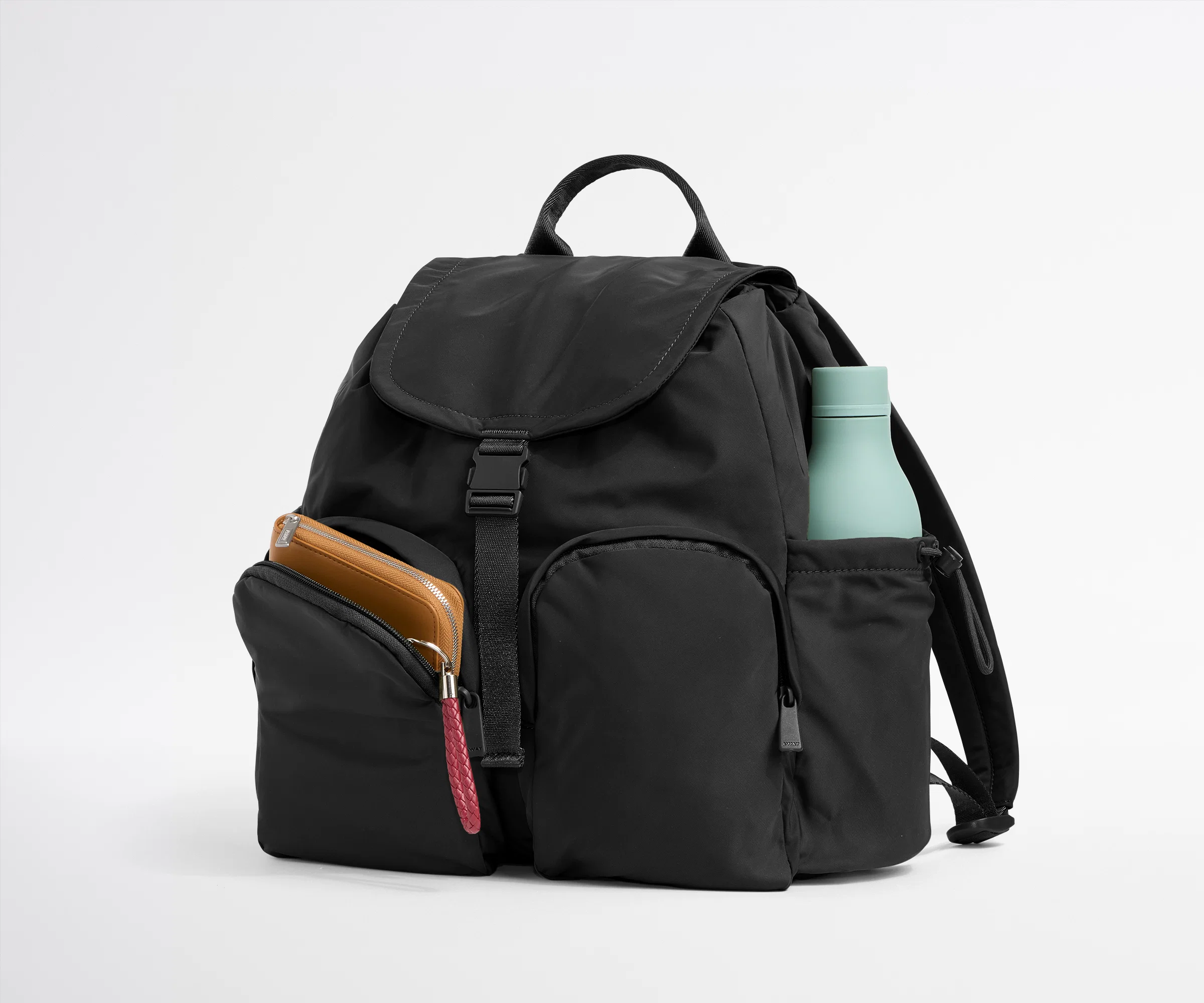 Featherlight Cargo Backpack in Jet Black - Image 4