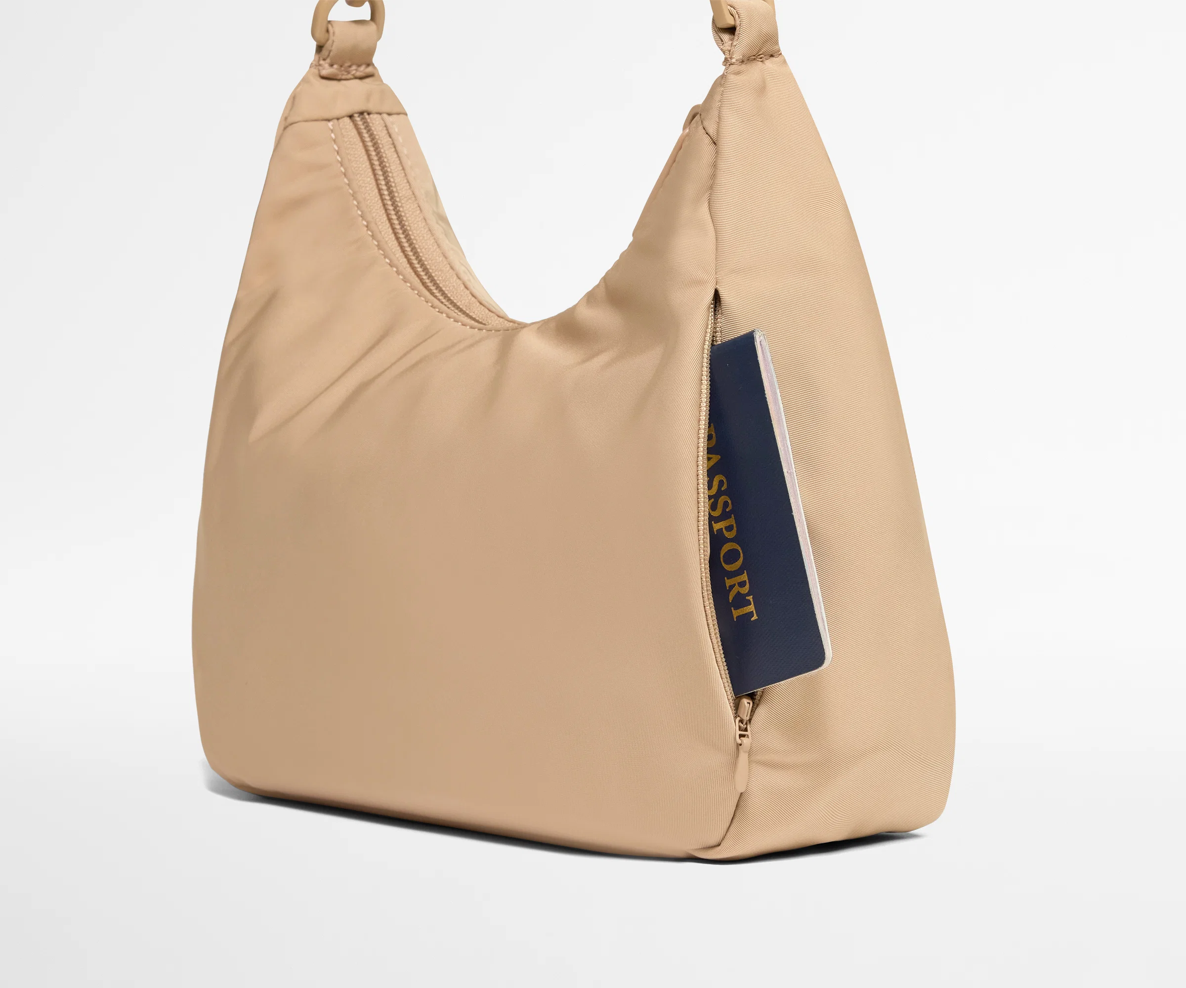 Featherlight Duo Crossbody in Camel Brown - Image 8