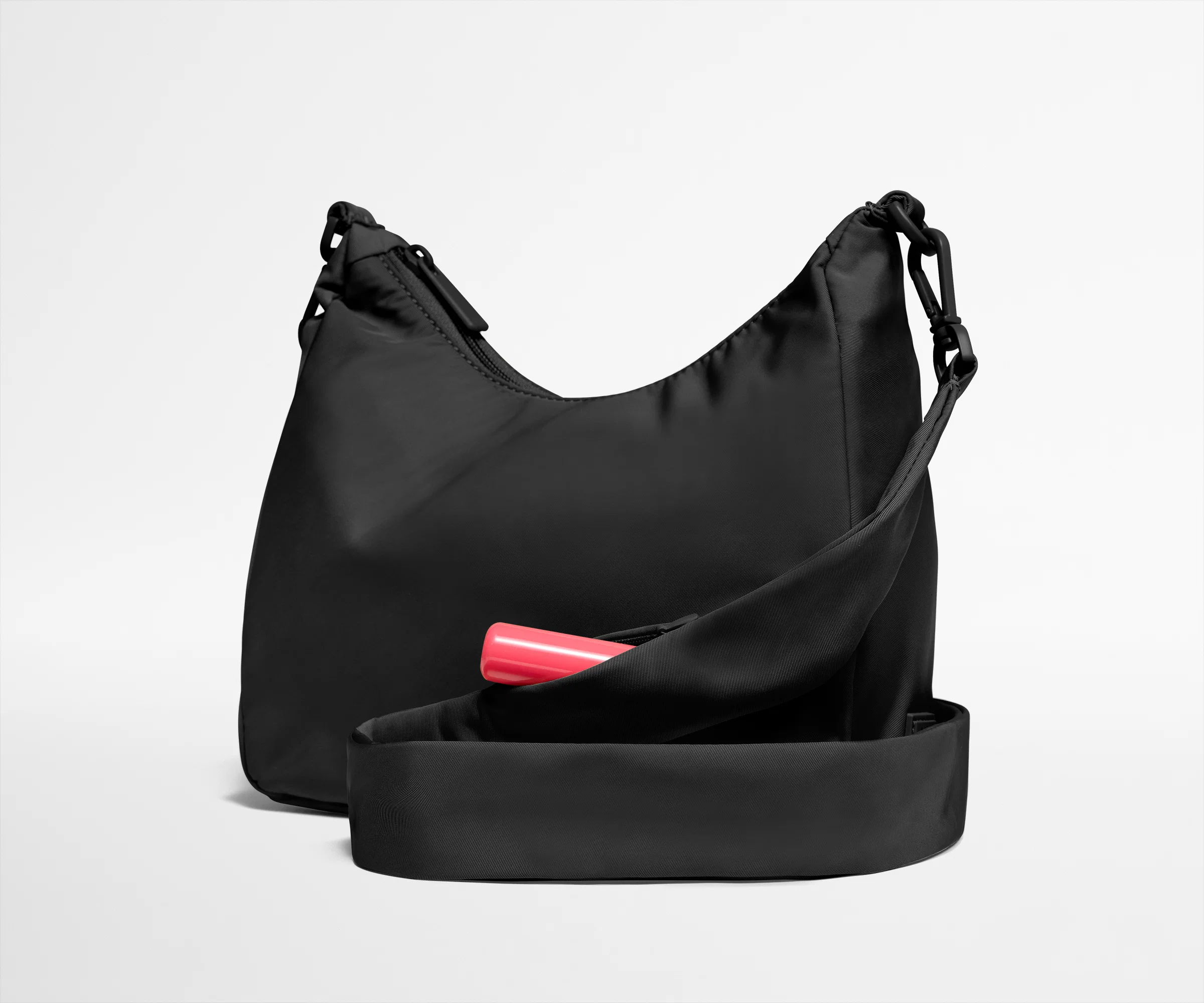 Featherlight Duo Crossbody in Jet Black - Image 6