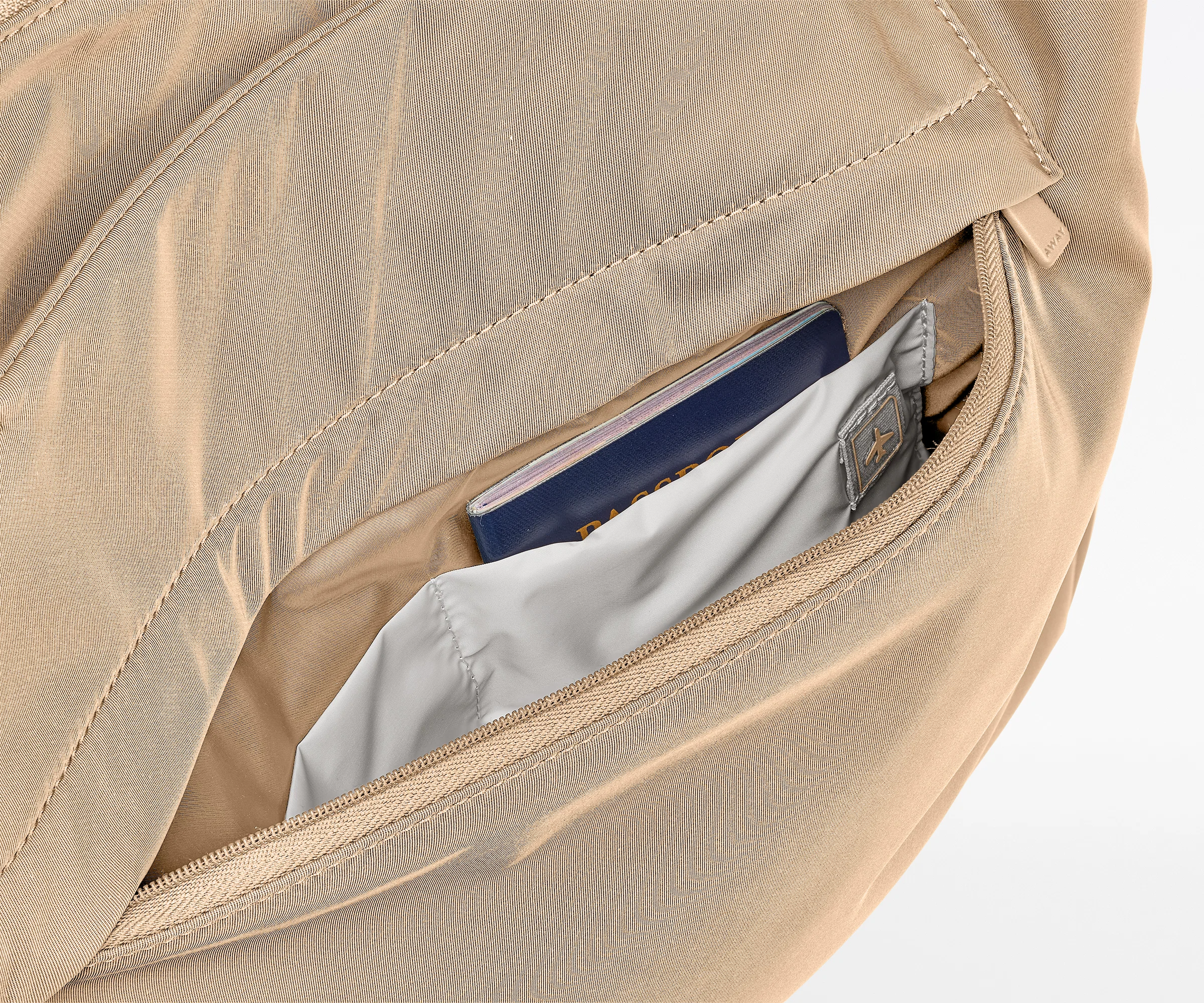 Featherlight Tote in Camel Brown - Image 5