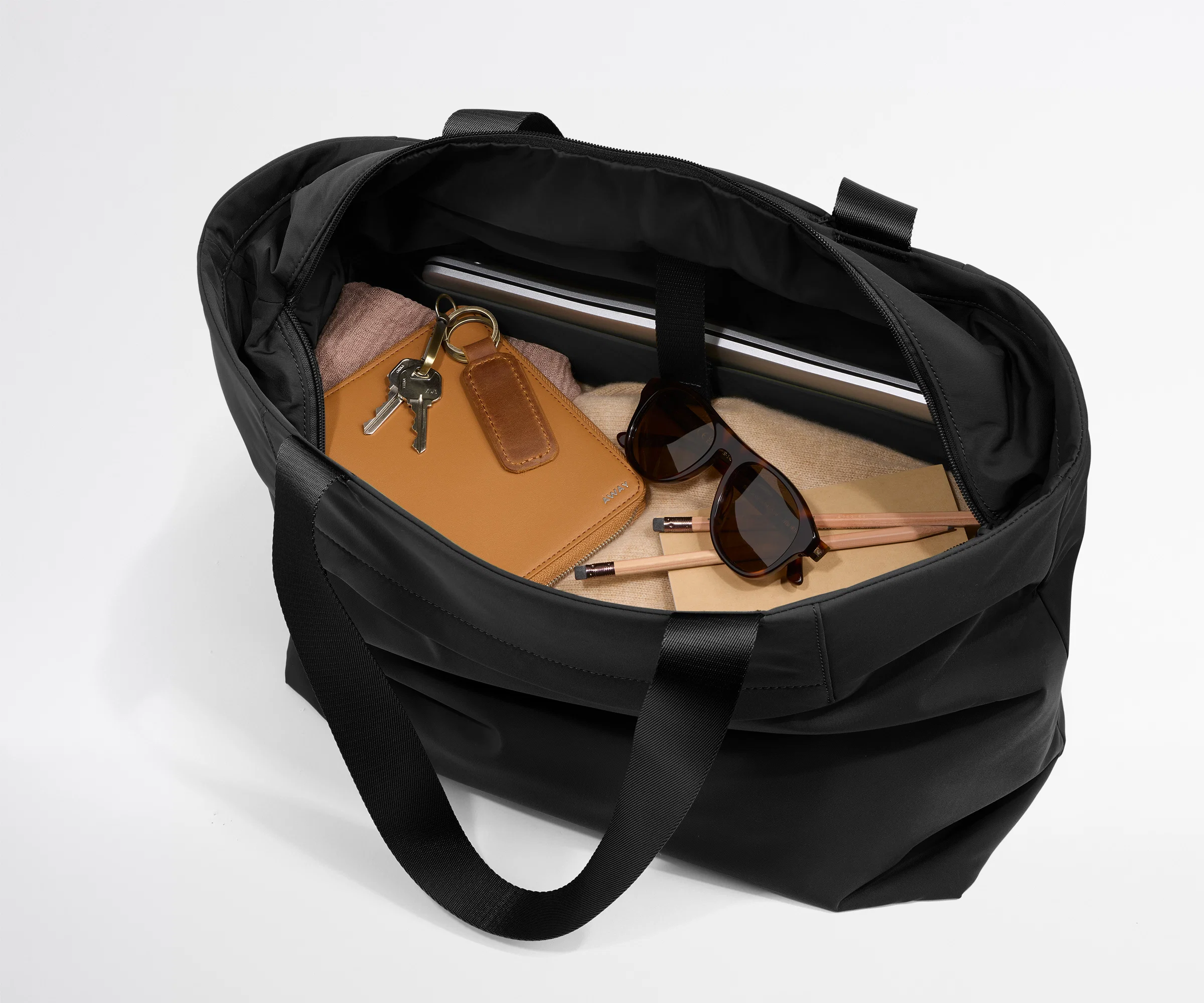 Featherlight Tote in Jet Black - Image 3