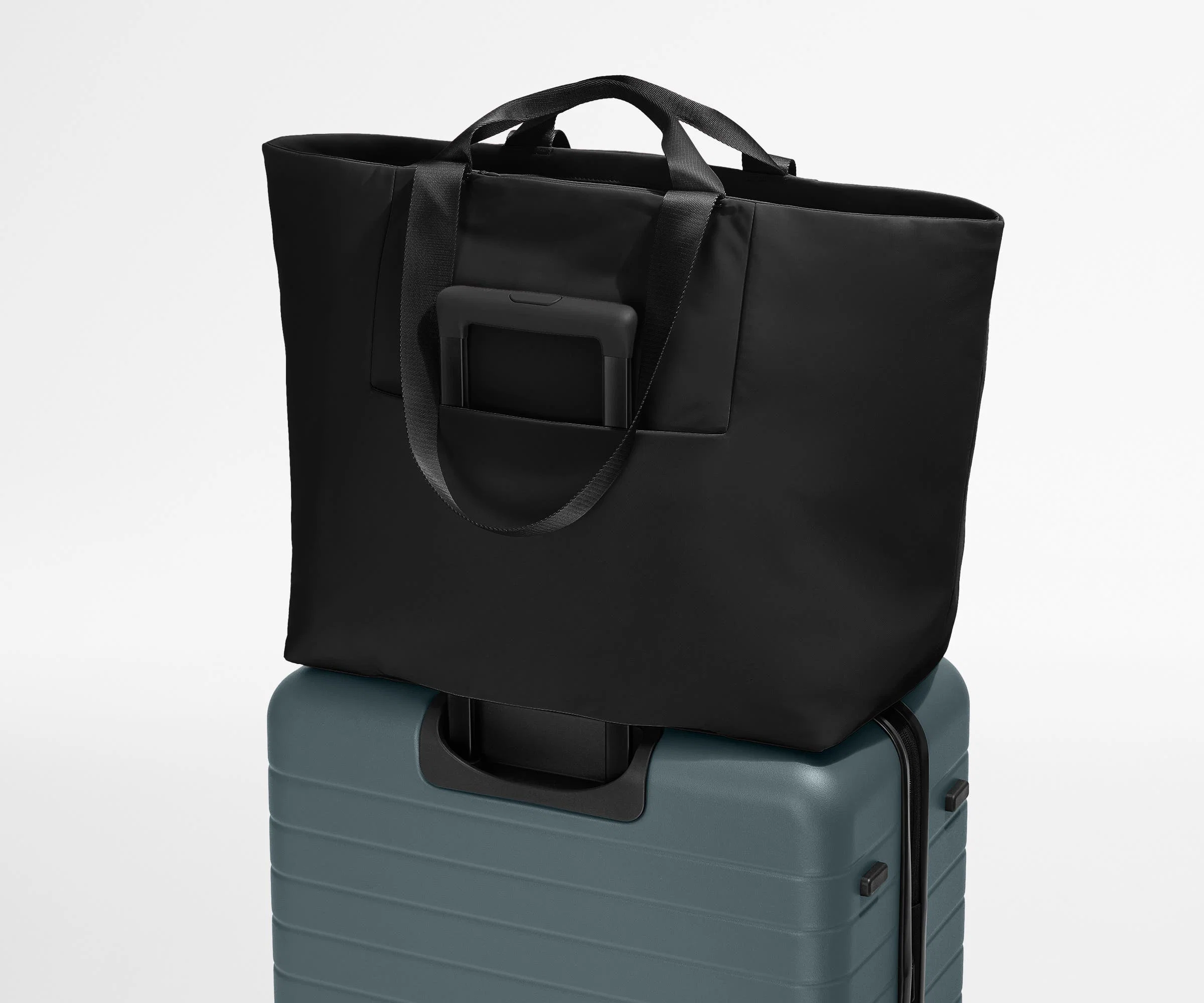 Large Featherlight Tote in Jet Black - Image 10