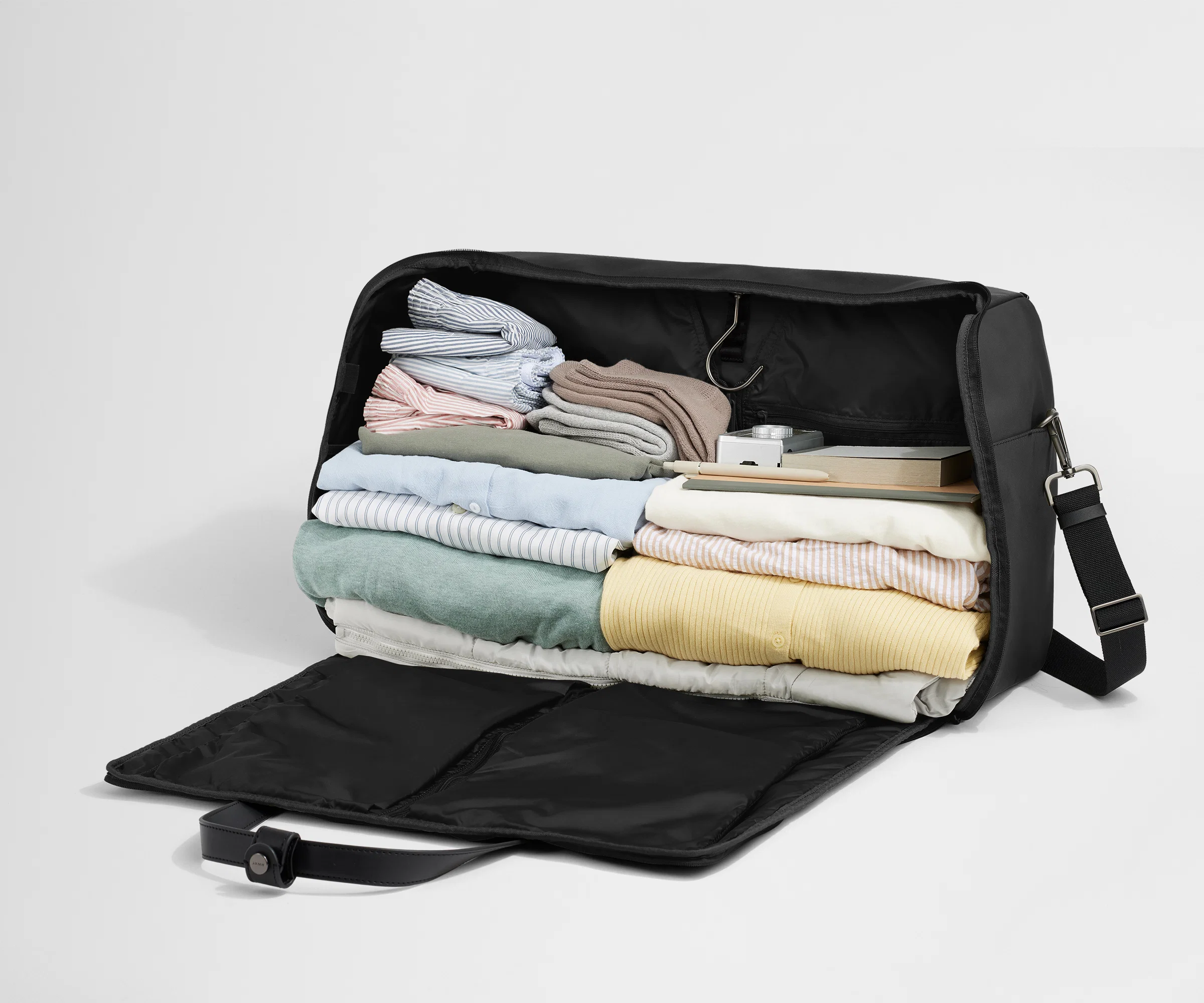 Garment Duffle in Jet Black - Image 3
