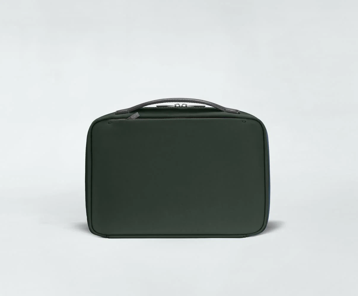 The Hanging Toiletry Bag in Green - Image 2