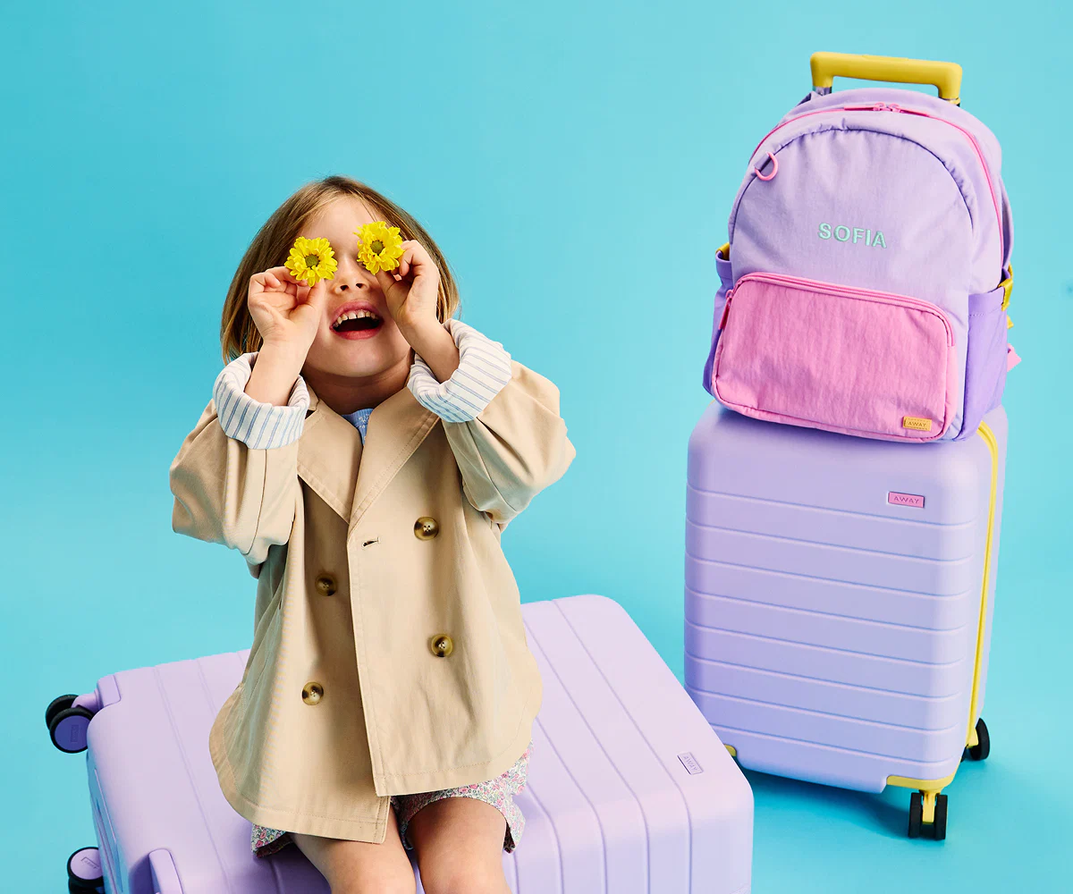 Kids Backpack in Butterfly Purple - Image 5