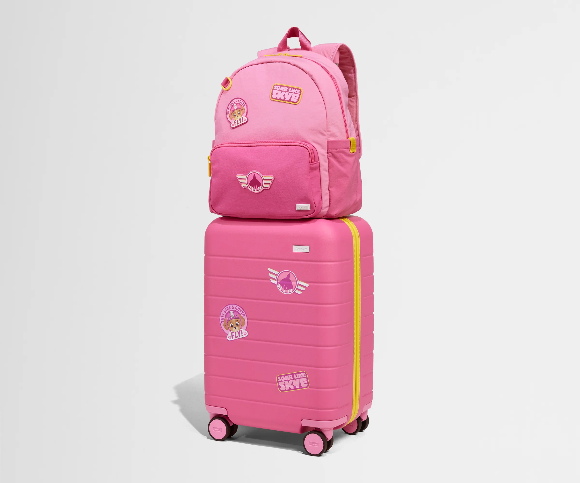 Kids Backpack in Skye Pilot Pink - Image 9