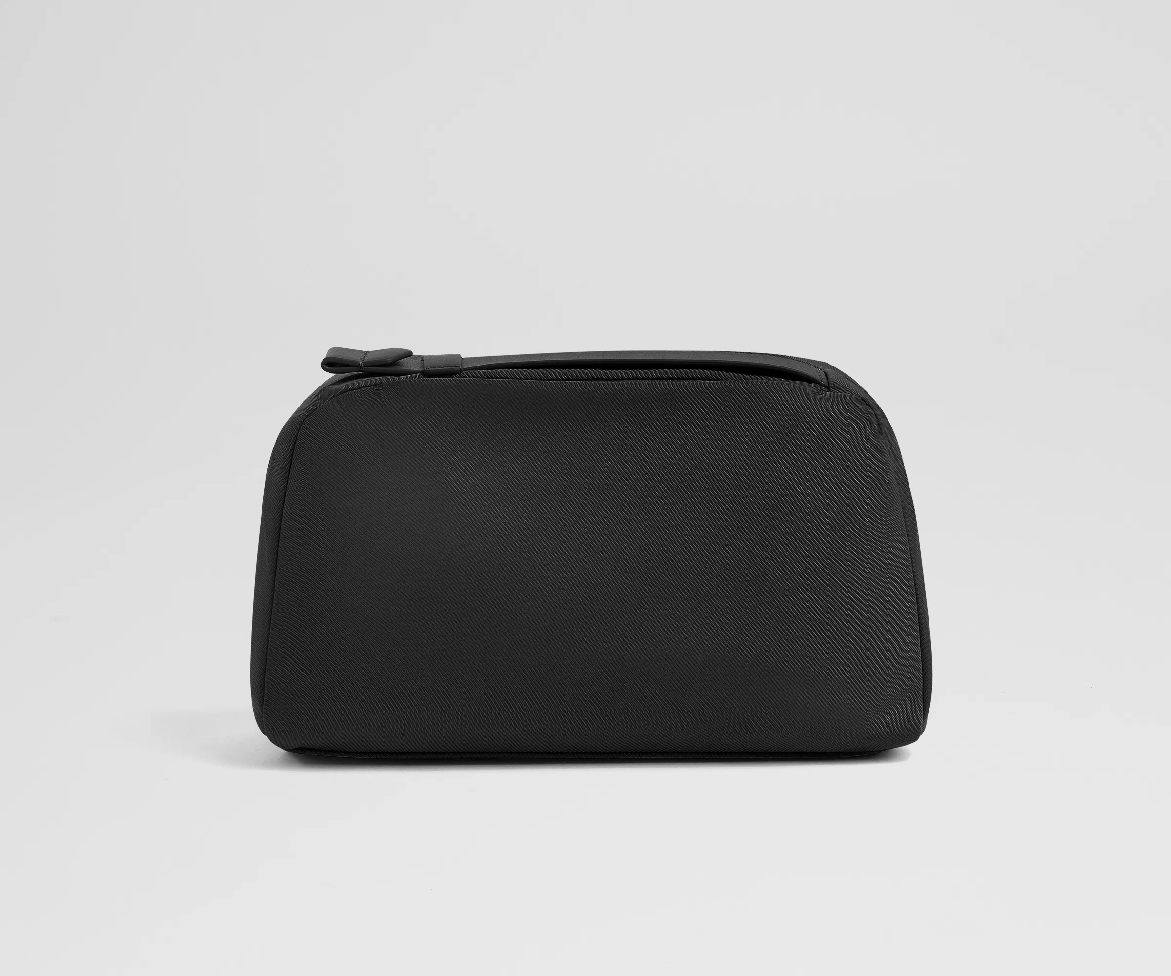 Large Toiletry Bag in Jet Black - Image 4