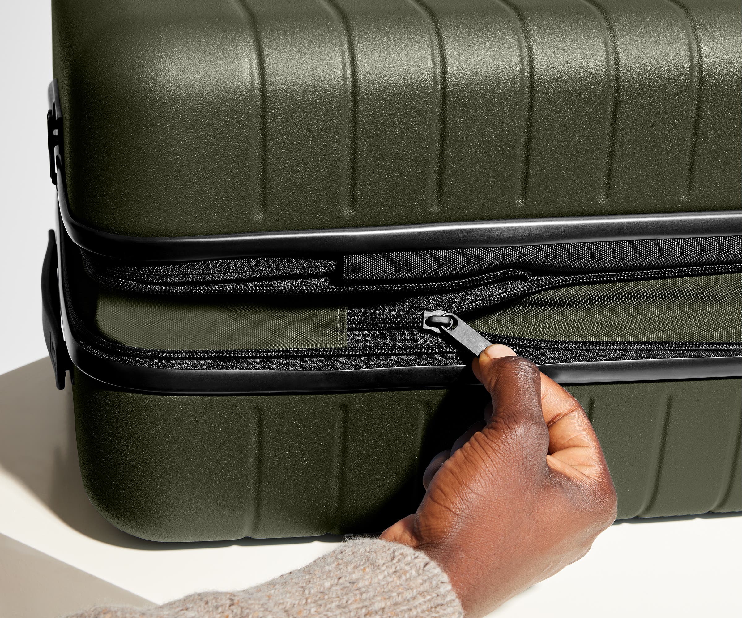 The Bigger Carry-On Flex in Olive Green - Image 5