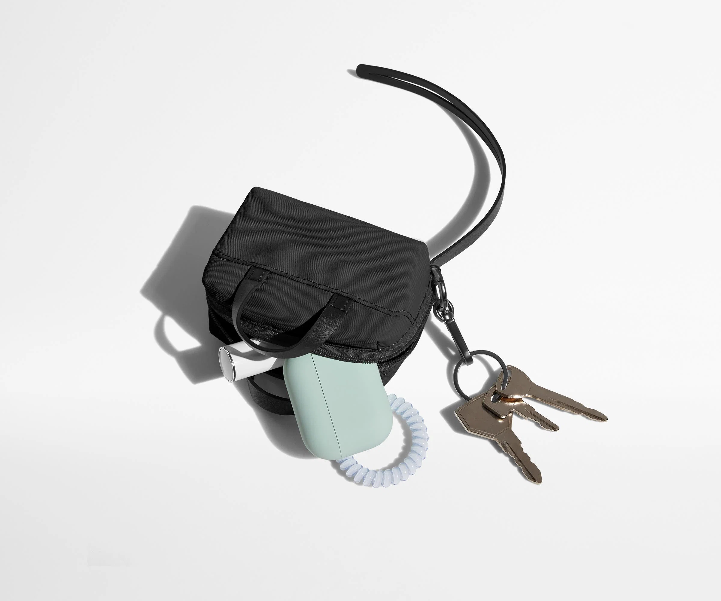 The Micro Everywhere Bag in Jet Black - Image 2
