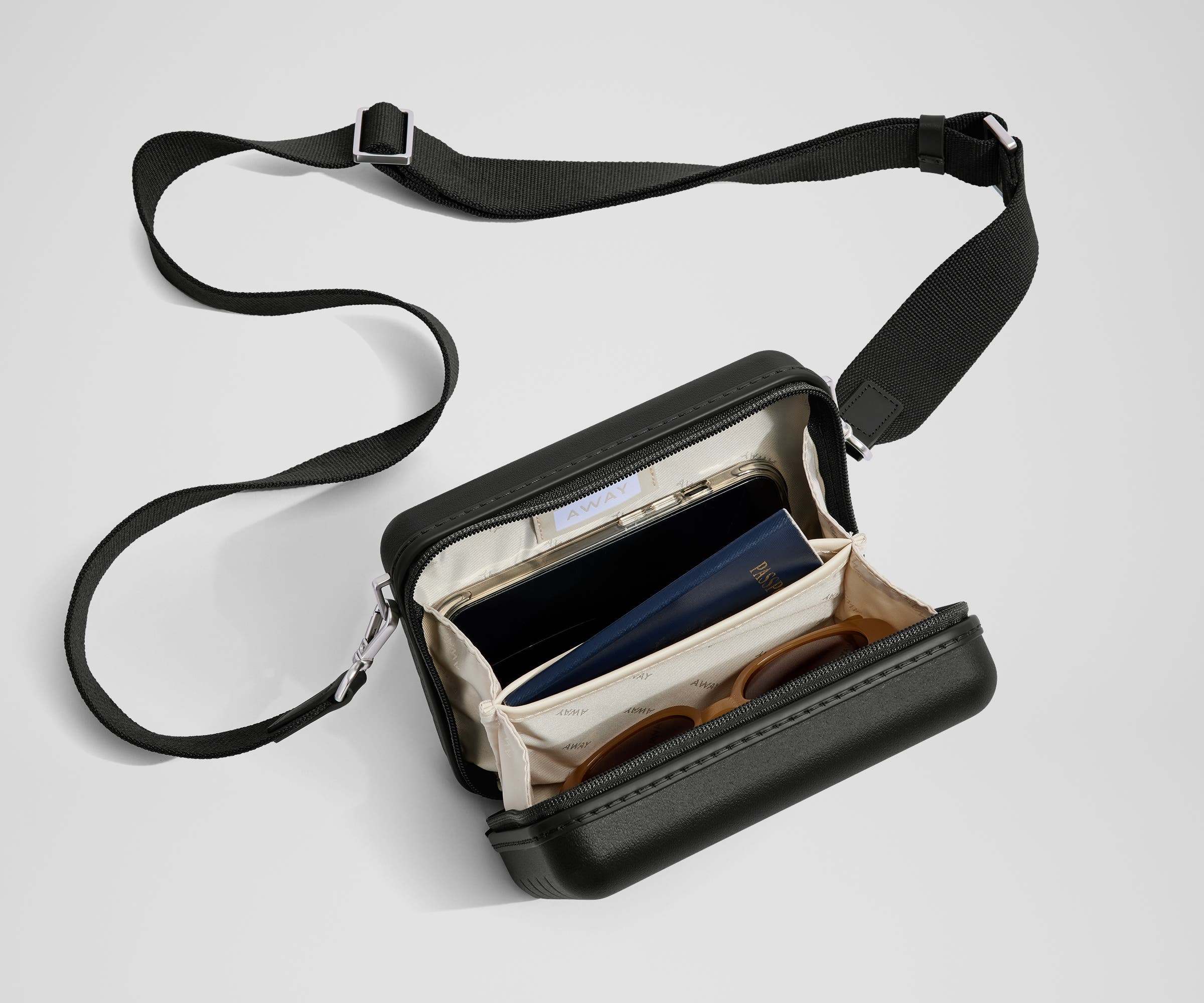 The Mini Crossbody in Jet Black - Image 4