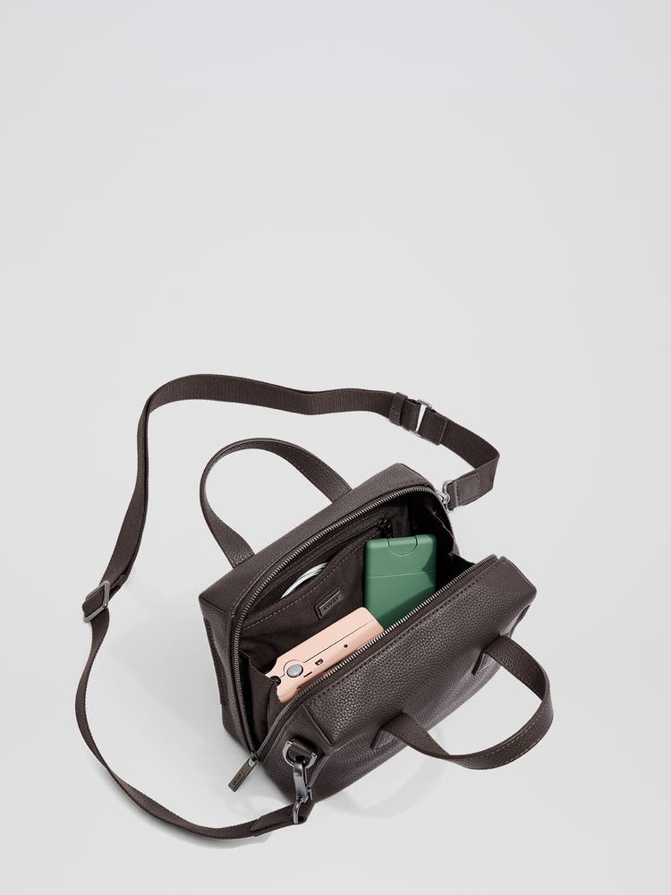 Mini Everywhere Bag in Espresso Brown - Image 9