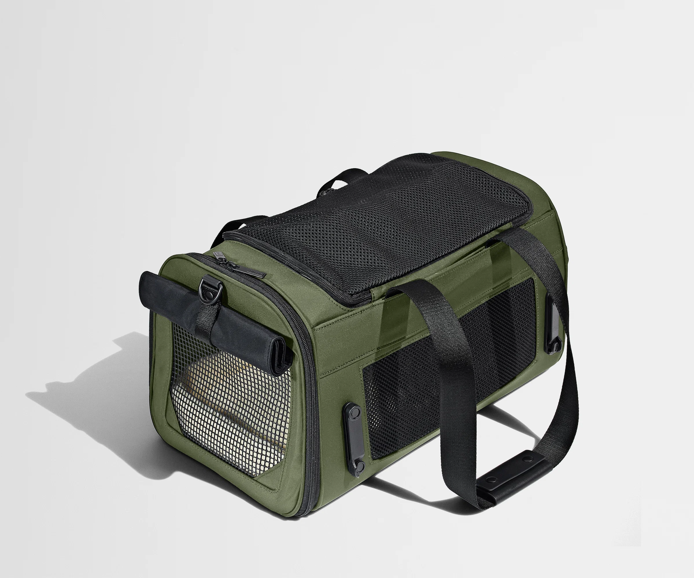 The Pet Carrier in Olive Green - Image 2