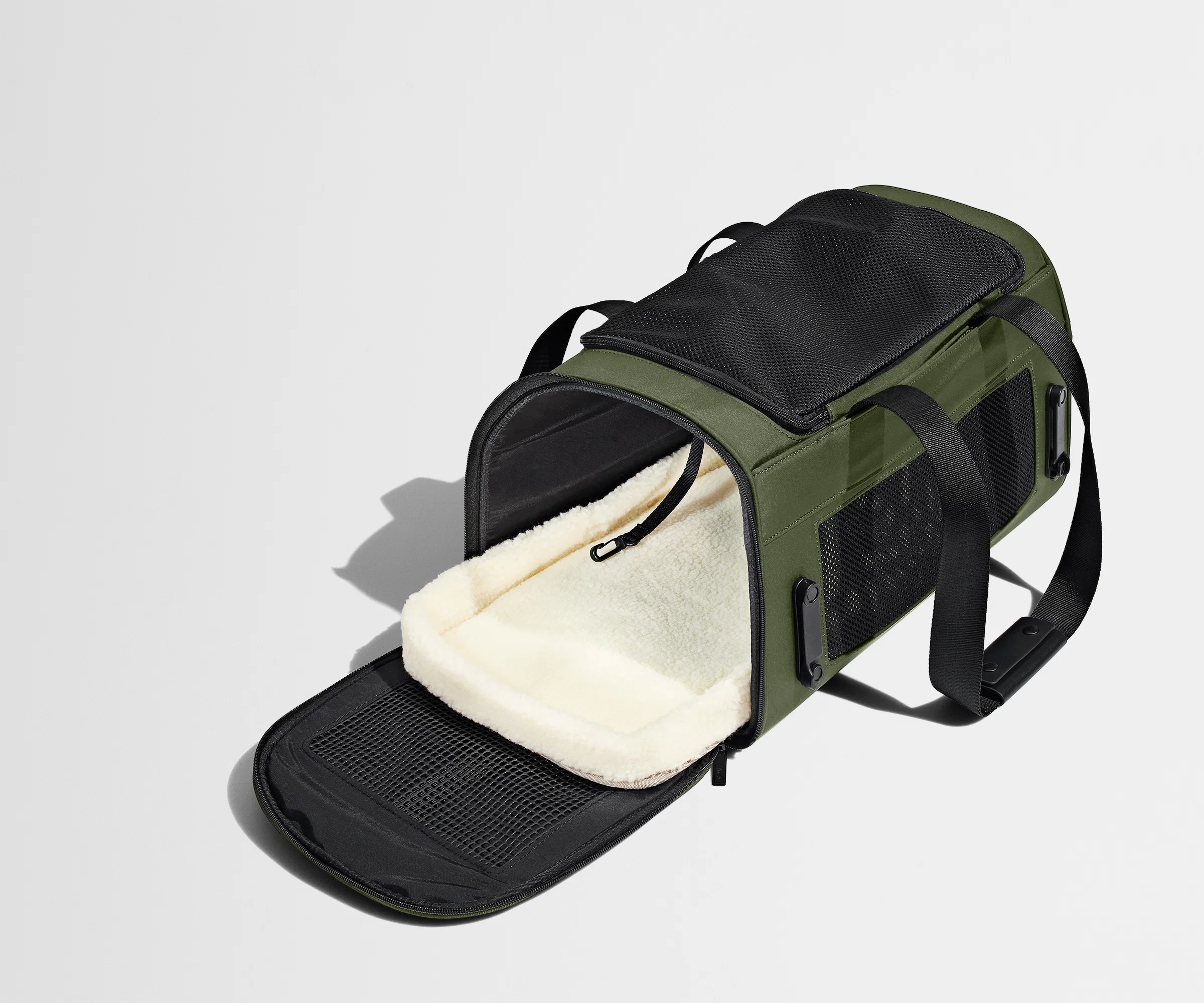 The Pet Carrier in Olive Green - Image 6