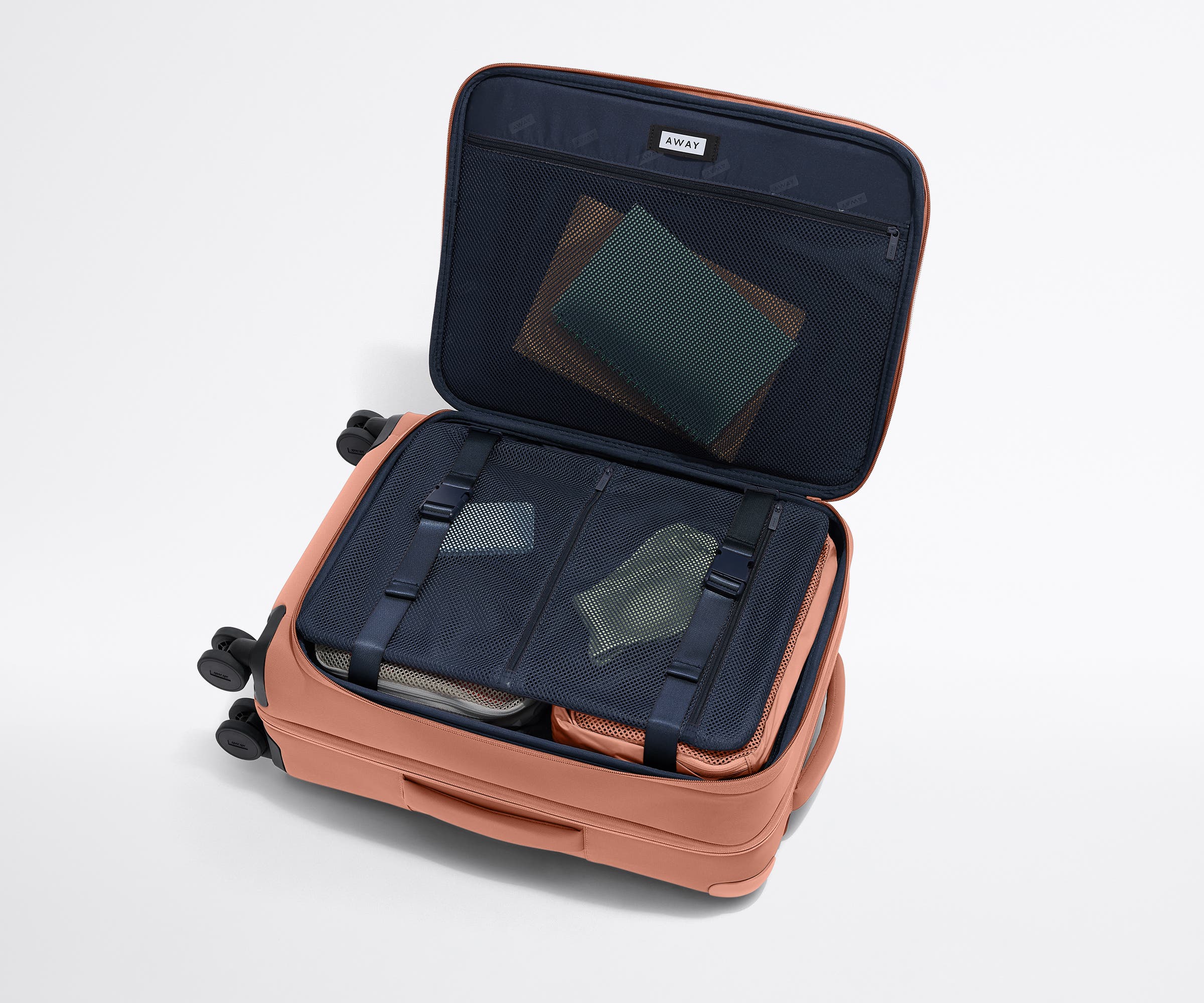 Softside Bigger Carry-On in Clay Pink - Image 5