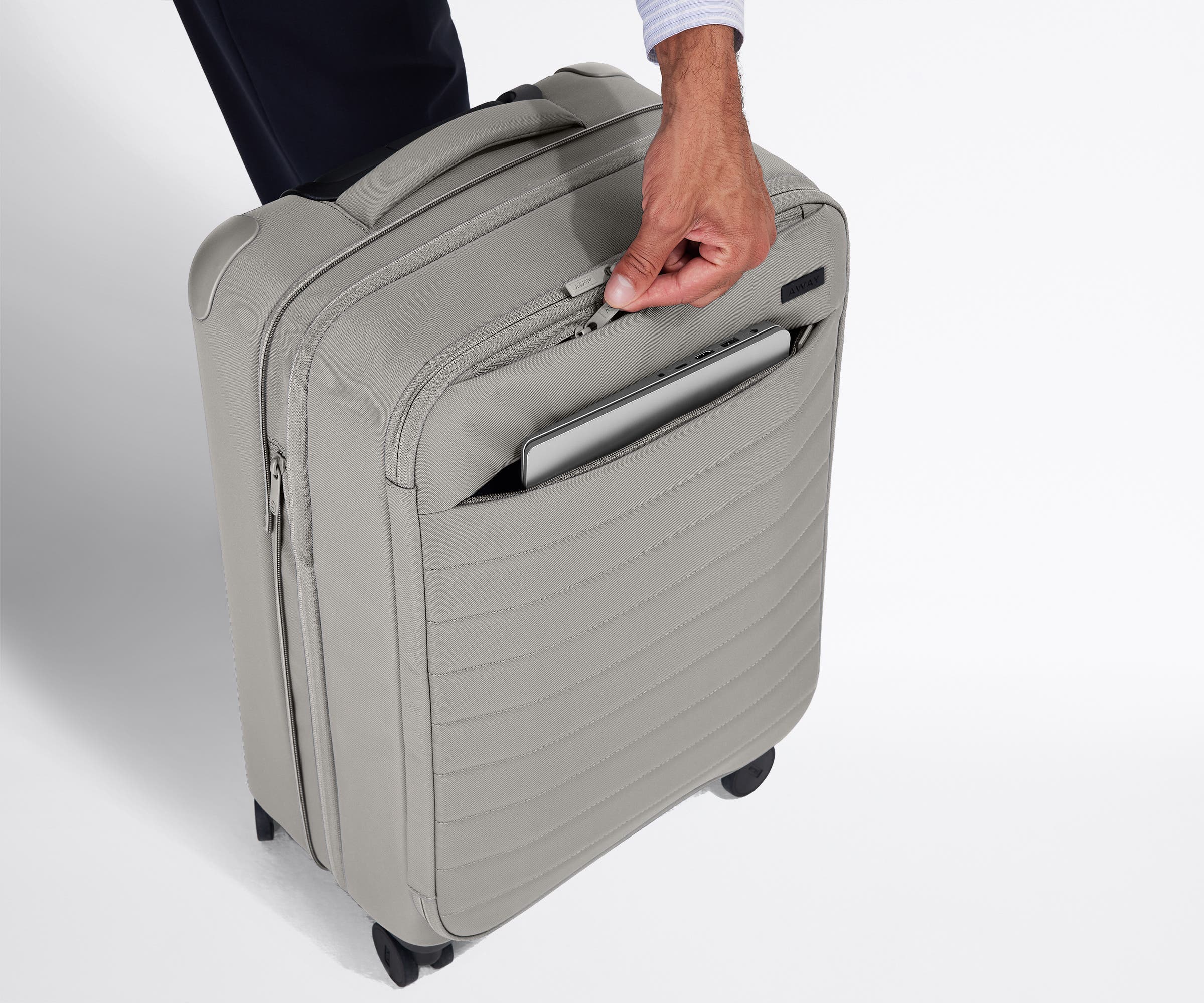 Softside Carry-On in Cloud Gray - Image 6
