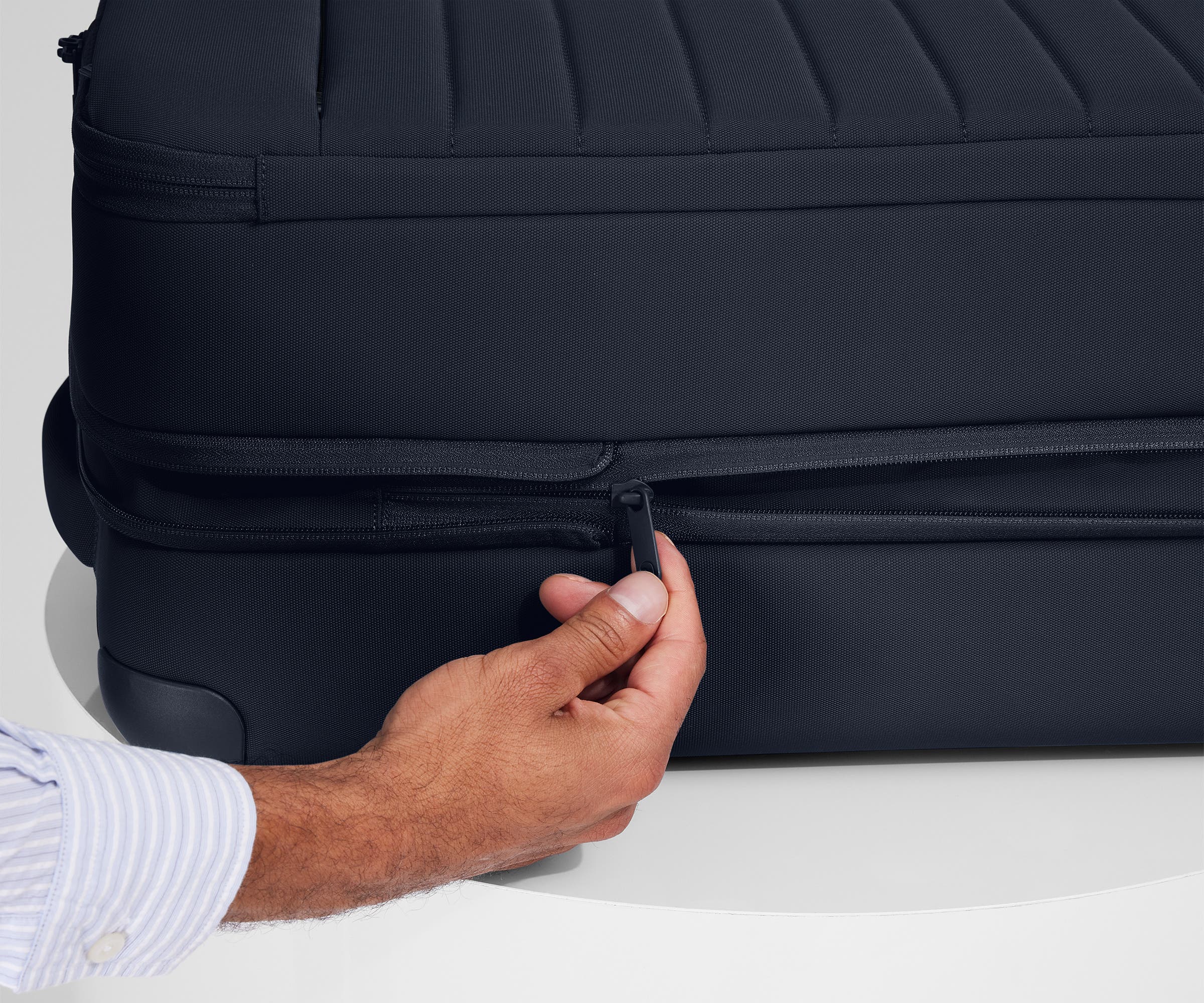 Softside Carry-On in Navy Blue - Image 7