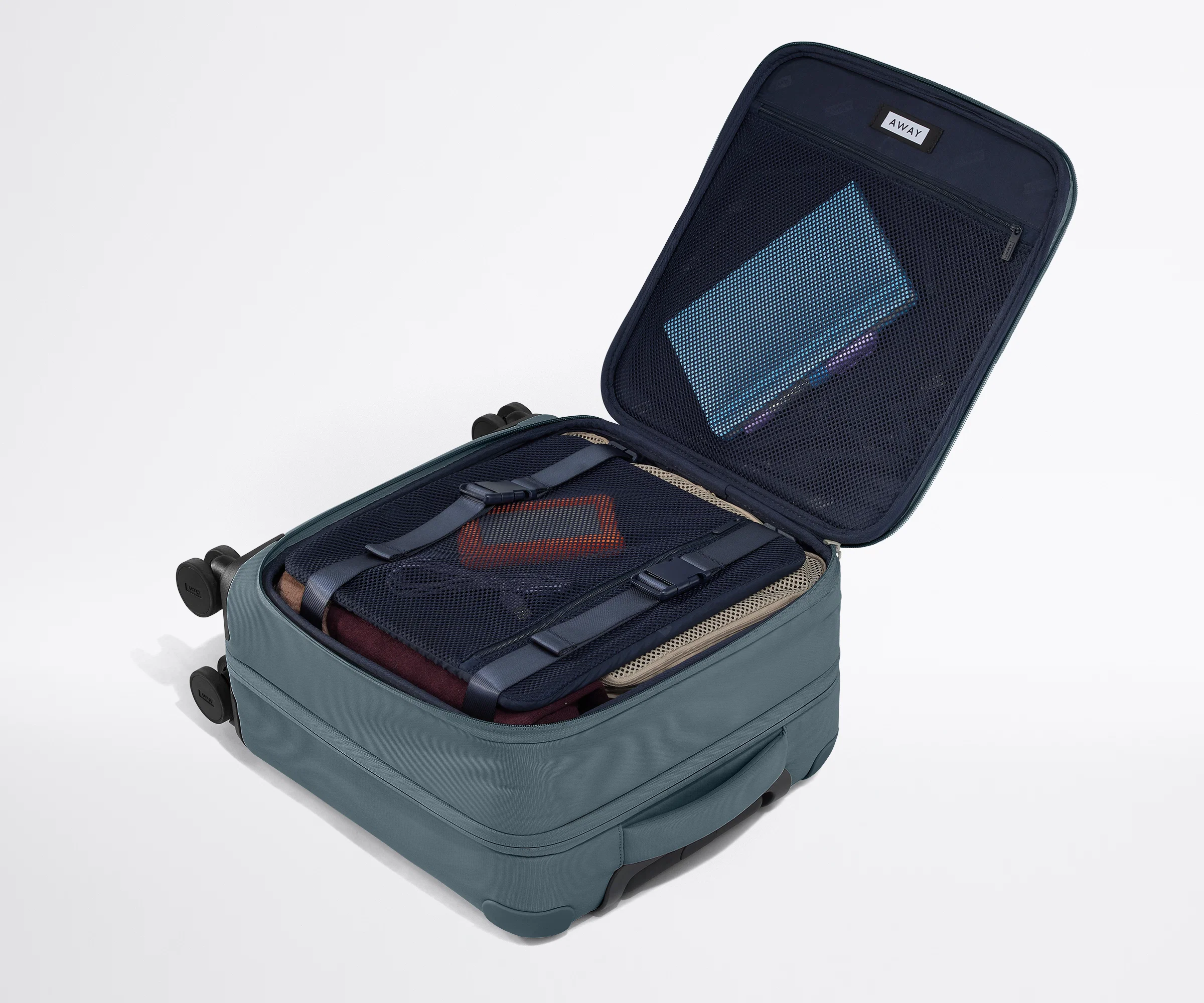 Softside Compact Carry-On in Coast Blue - Image 4