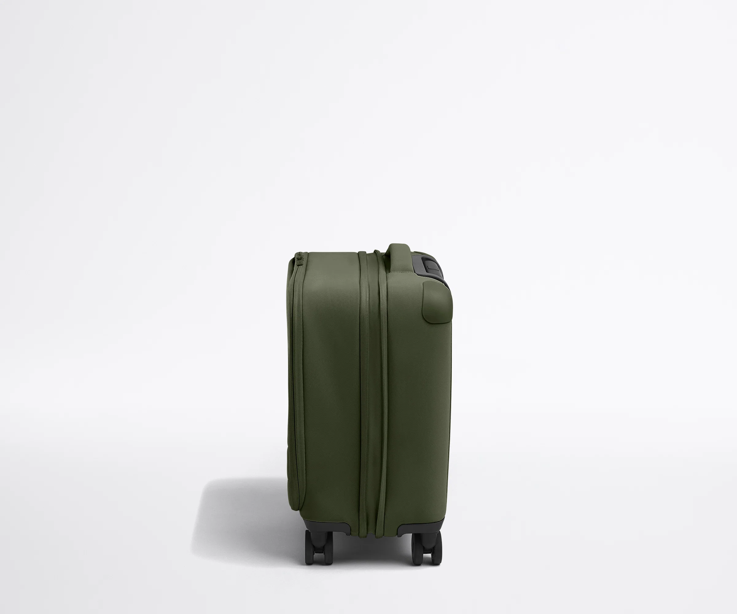 Softside Compact Carry-On in Olive Green - Image 3
