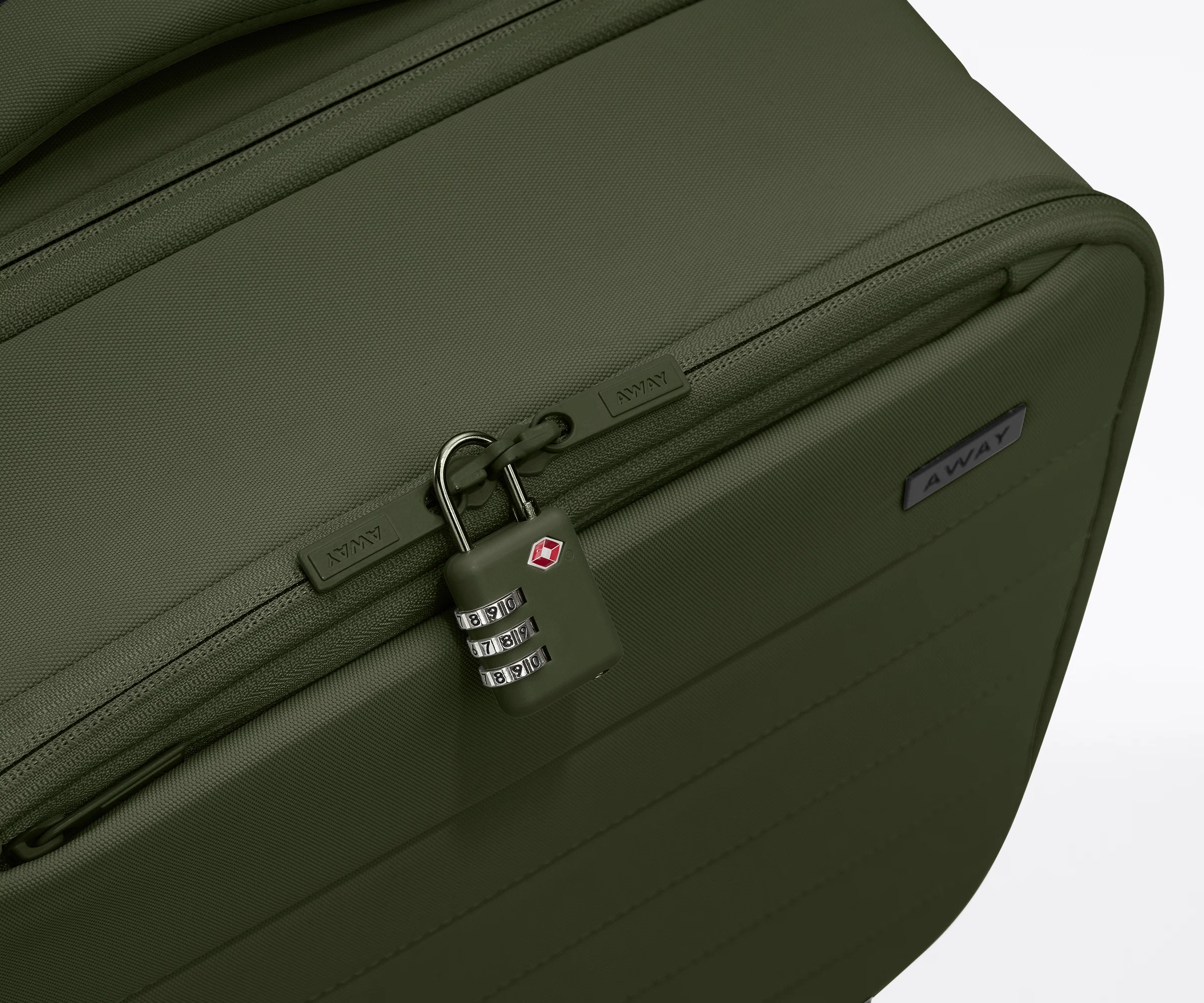 Softside Compact Carry-On in Olive Green - Image 7