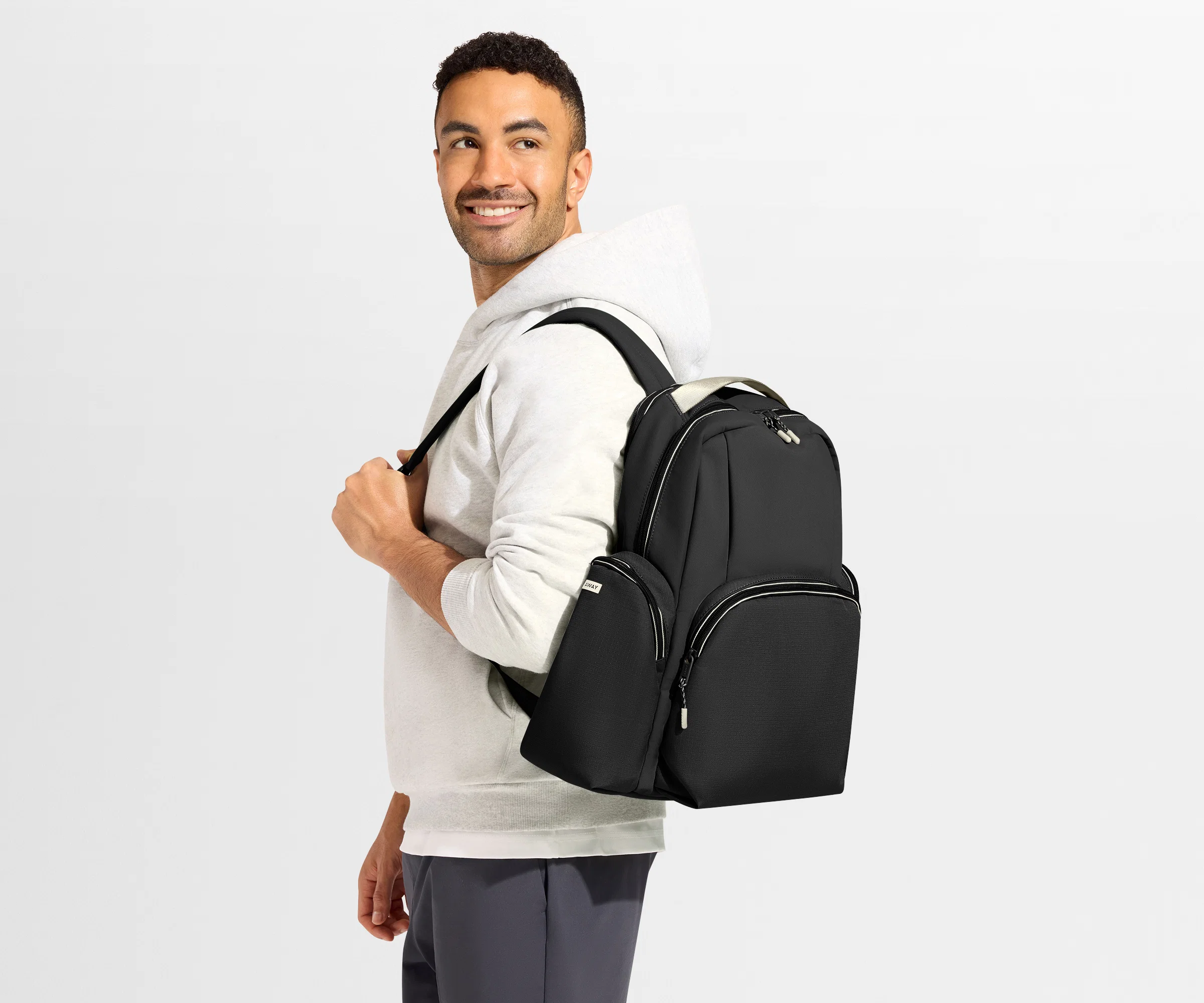 Sport Backpack in Jet Black - Image 5
