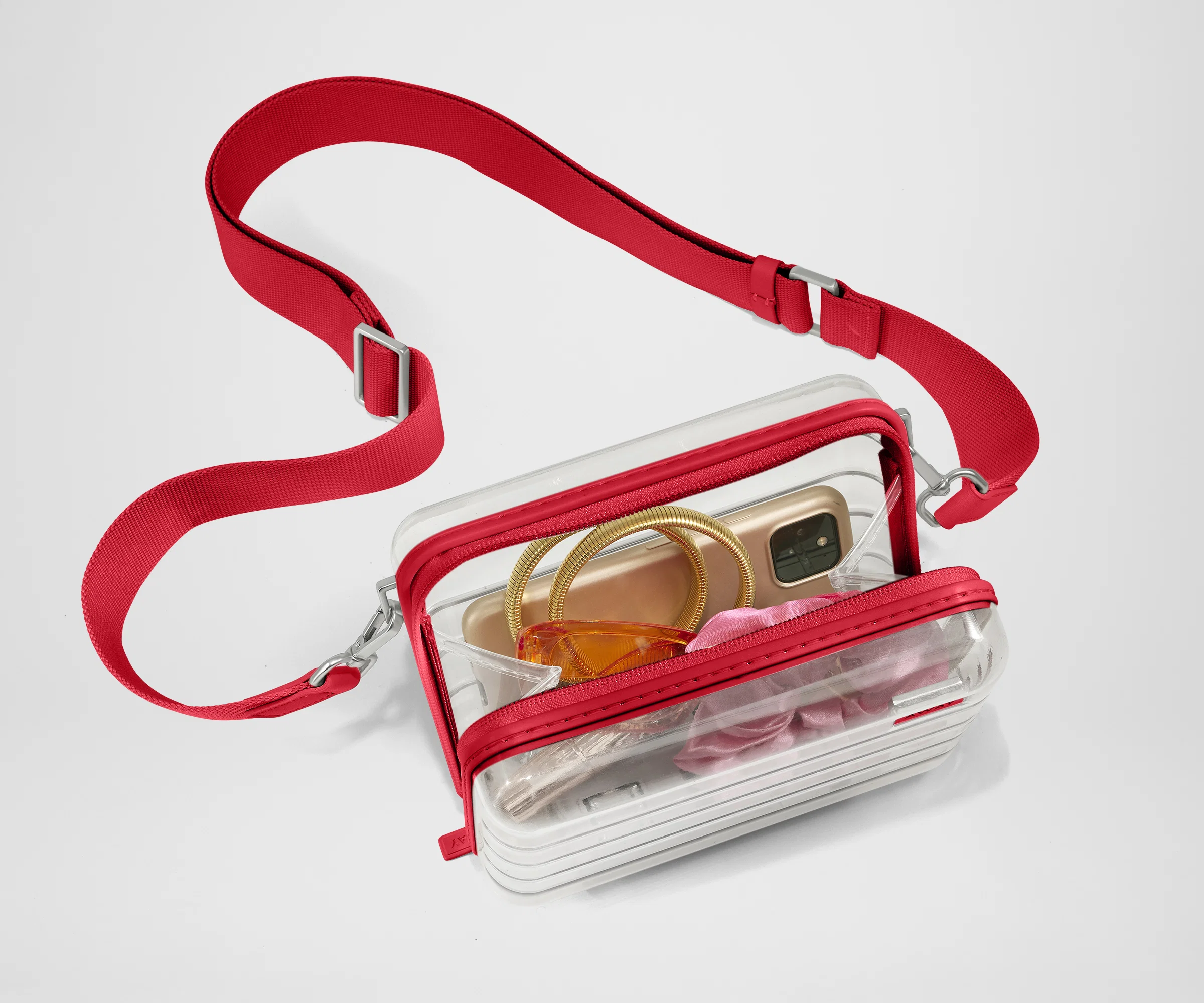 Stadium Bag in Cherry Red - Image 3
