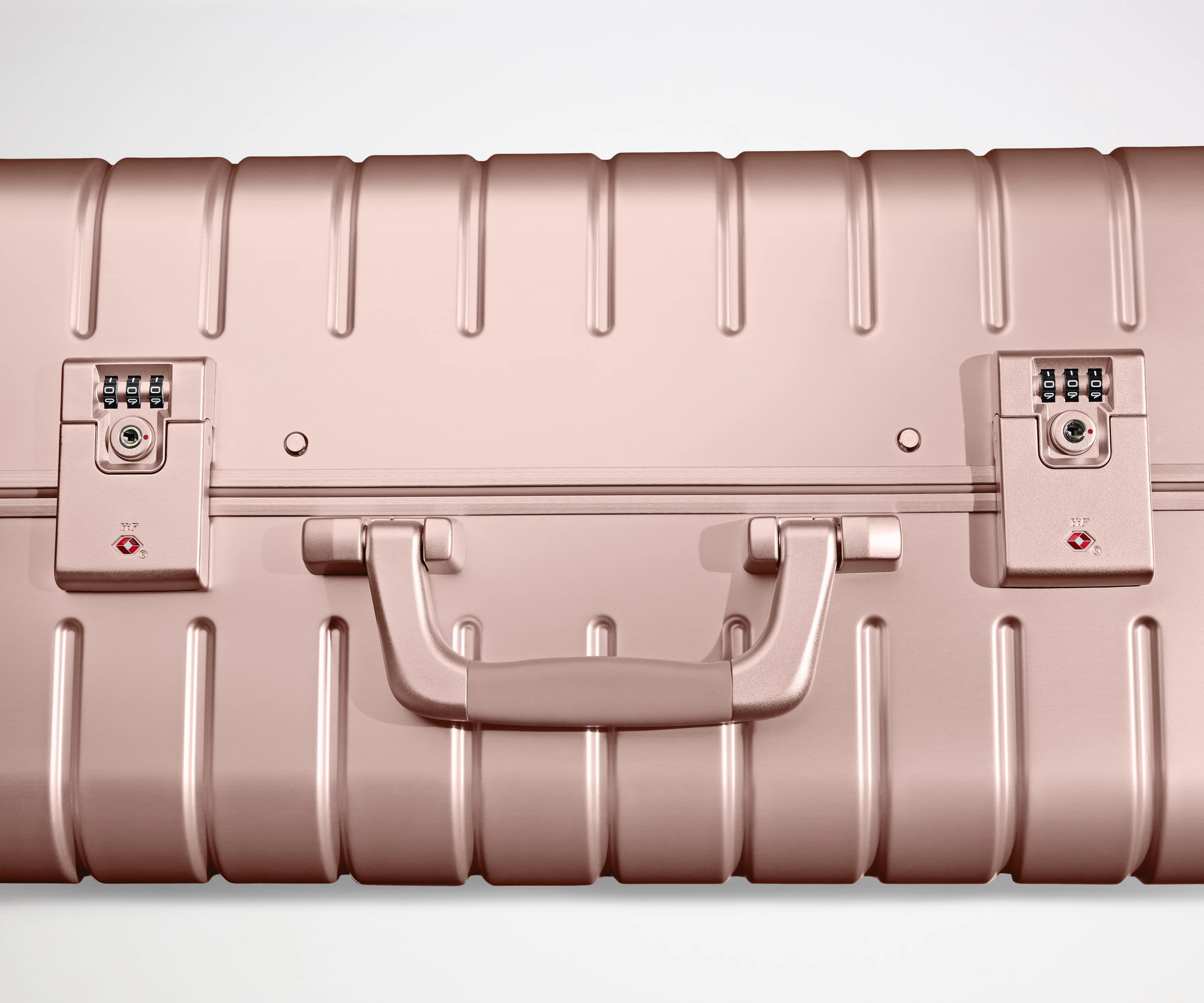 The Bigger Carry-On: Aluminum Edition in Rose Gold (with USB charger) - Image 4
