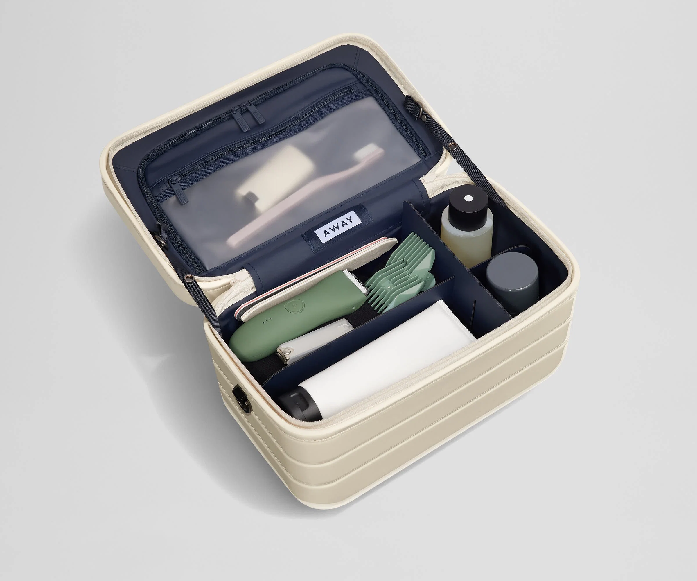 The Train Case in Salt White (Gloss) - Image 4
